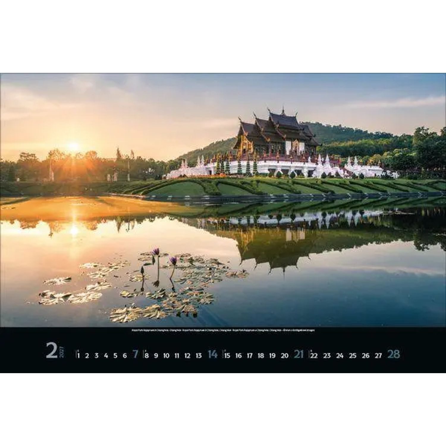 Korsch Verlag Wandkalender Reiselust Thailand 2027