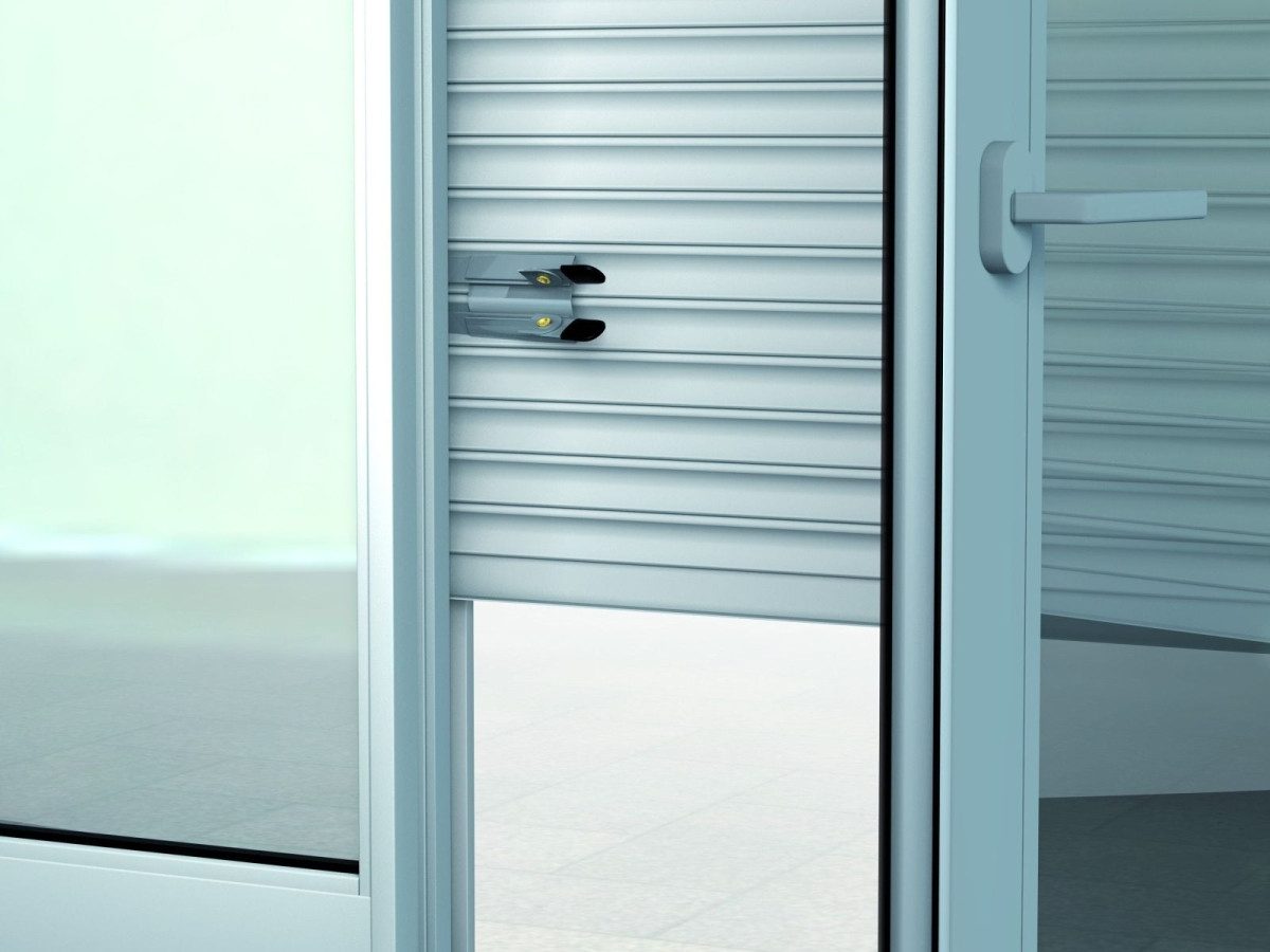 Olympia Kettenschloss Rollladenklemmen SC 200 silber VE=2 Stück