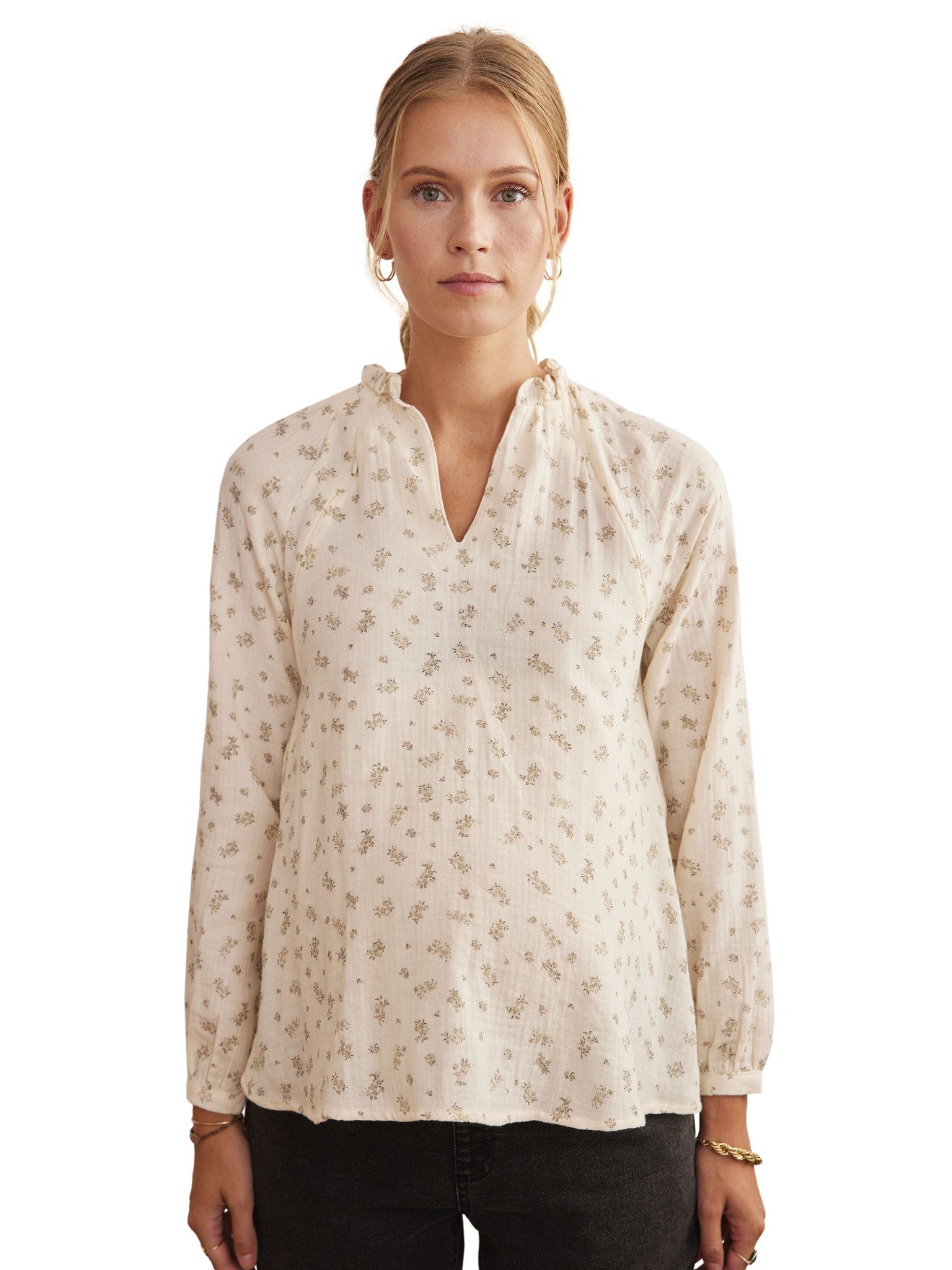 vertbaudet Umstandsbluse Bluse, Schwangerschaft & Stillzeit