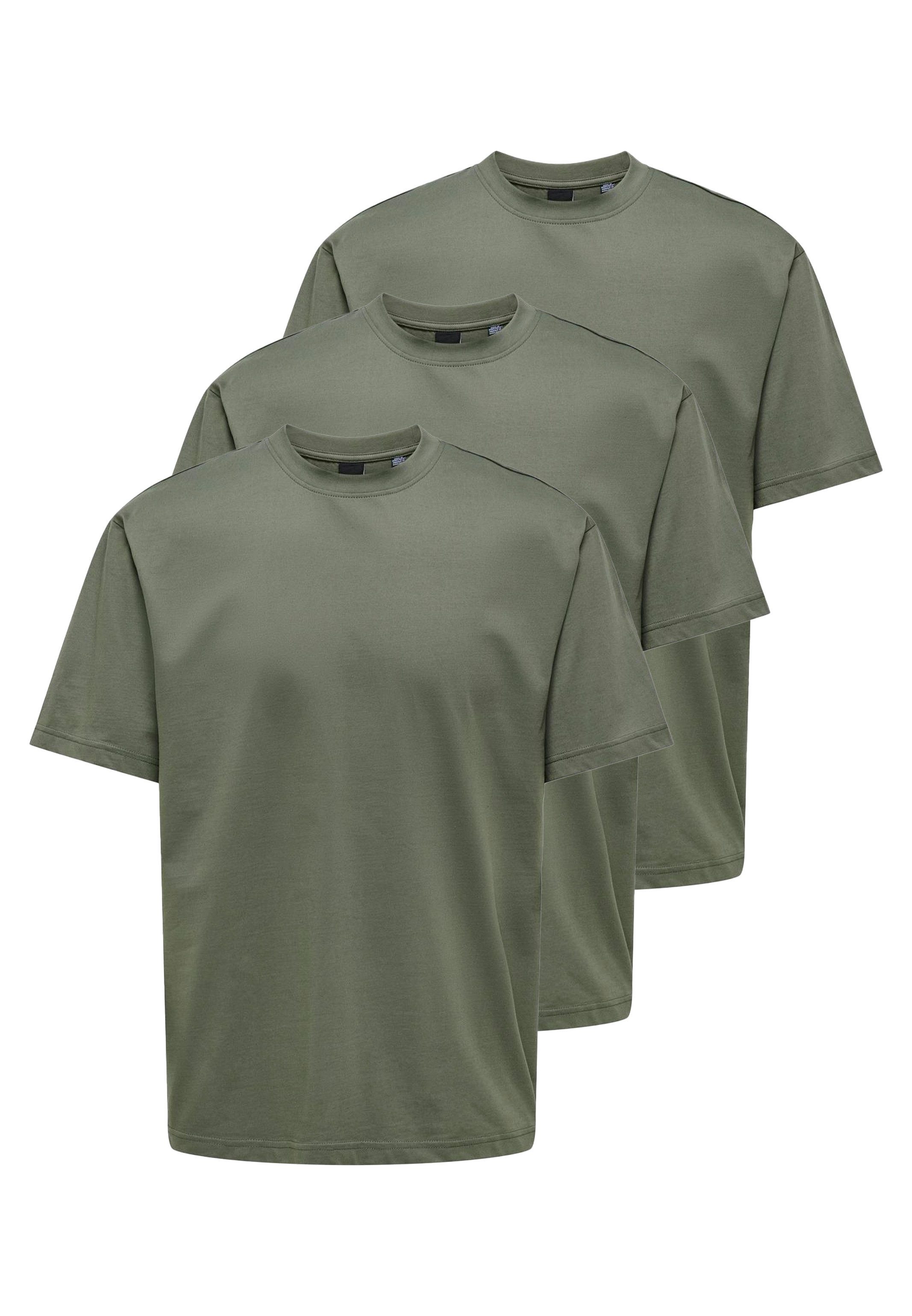 ONLY & SONS T-Shirt 3er Pack günstig online kaufen