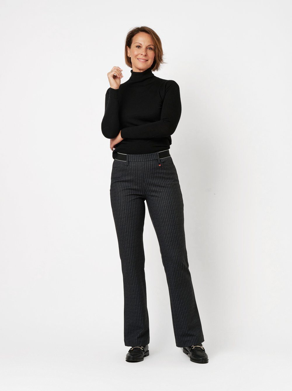 Relaxed by TONI Bootcuthose Alice mit Nadelstreifen günstig online kaufen