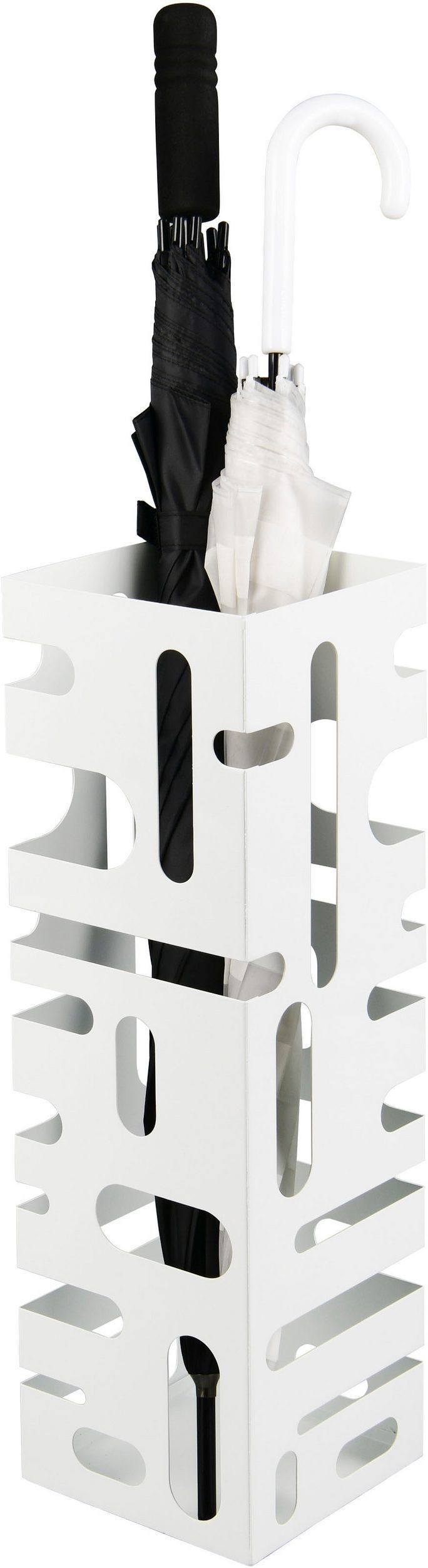 furnling Schirmständer Ira (1 St), Aufbewahrungsbox für Schirme, platzsparend, weiß, Höhe 49 cm