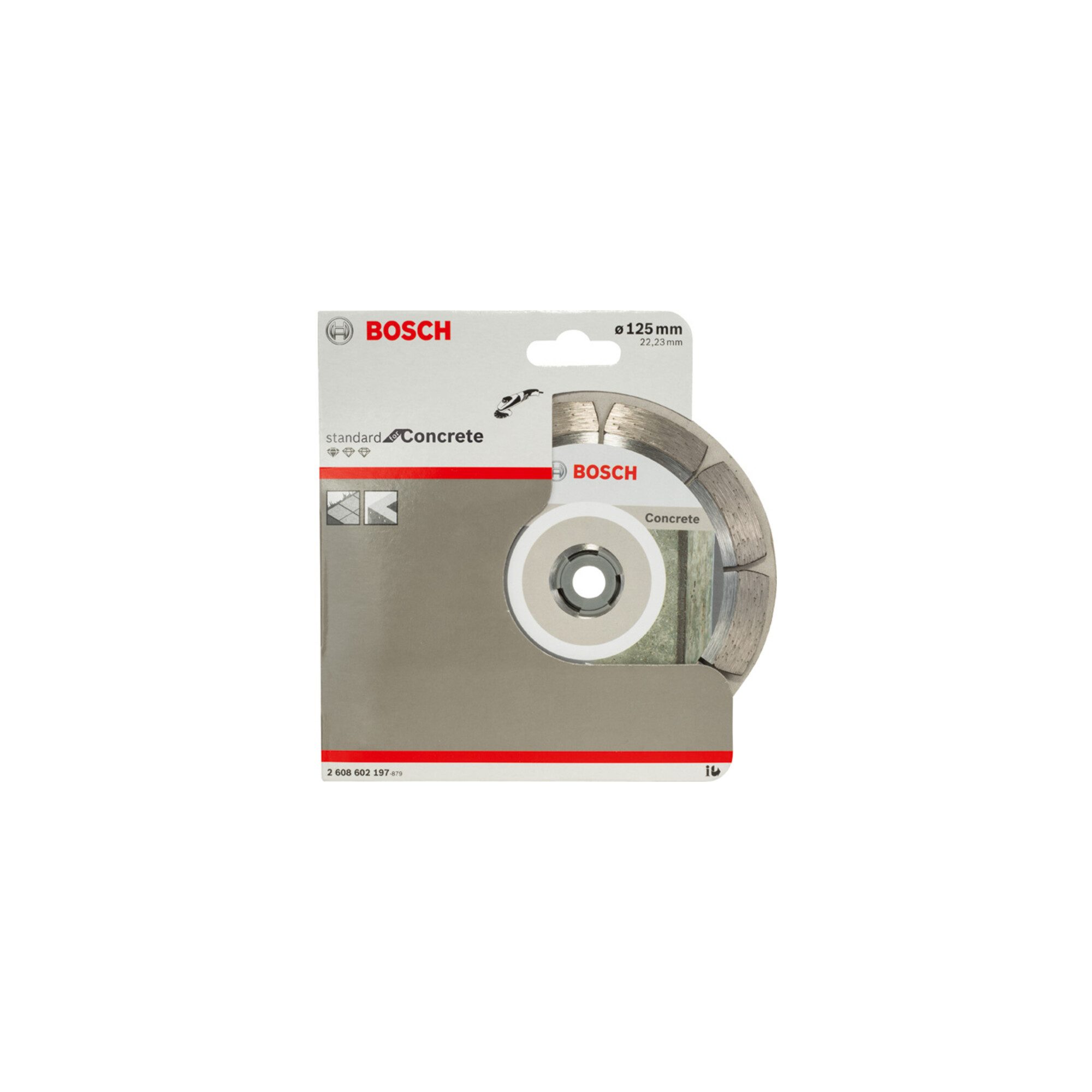 Bosch Professional Trennscheiben Bosch Diamanttrennscheibe Standard for Concrete, 125 x 22,23 x 1,6 x 1