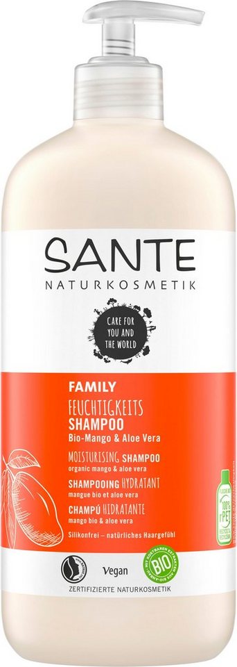 SANTE Haarshampoo FAMILY Feuchtigkeits Shampoo, Spendet Feuchtigkeit und  schützt vor dem Austrocknen