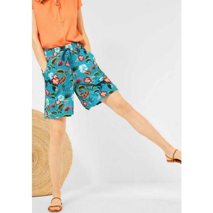 Cecil Shorts Style Chelsea mit farbenfrohem Blumendruck