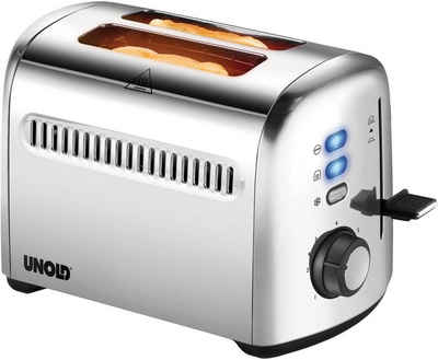 Unold Toaster 2er Retro 38326, 2 kurze Schlitze, 950 W
