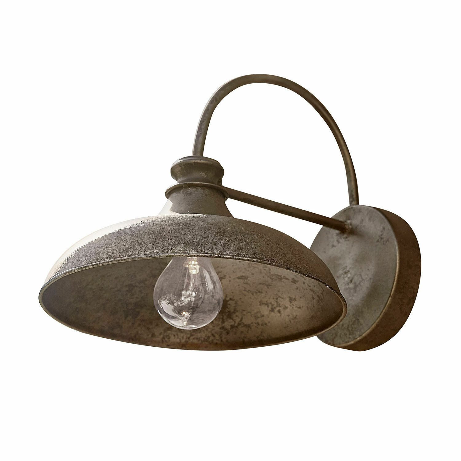 Mirabeau Wandleuchte LED-Wandlampe Chassorin antikbraun – Bild 2 von 3