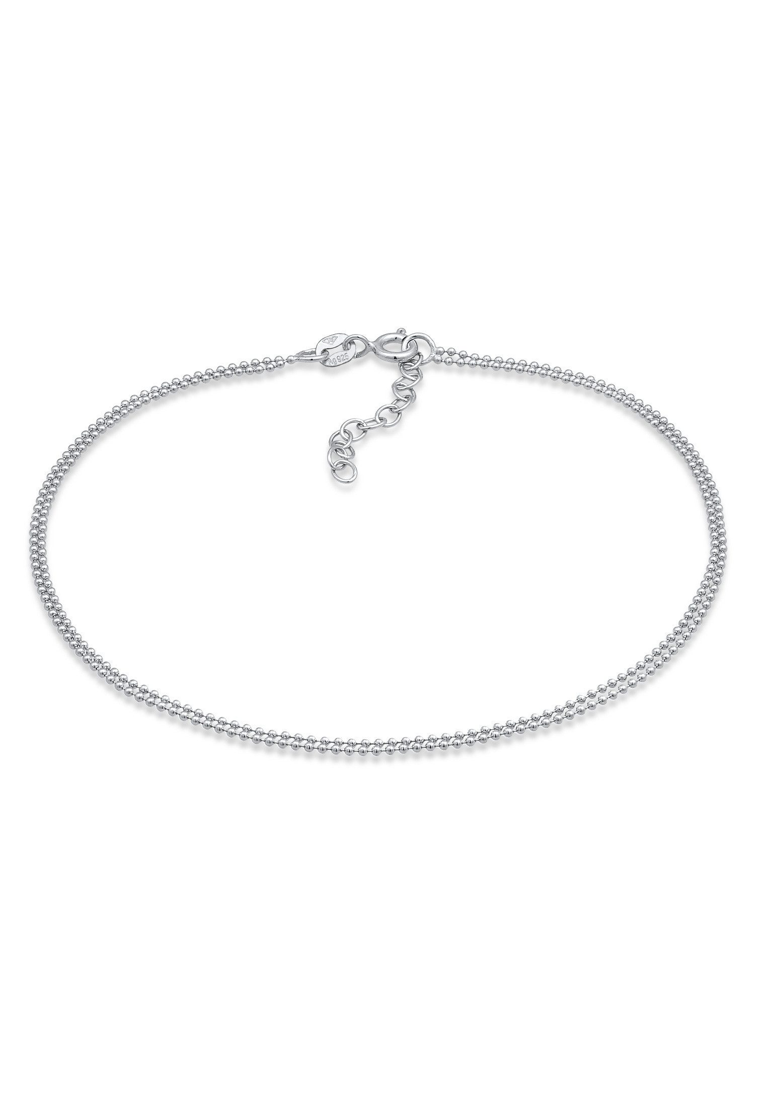 Elli Damen Halskette - Feine Kugelkette Aus 925 Sterling Silber