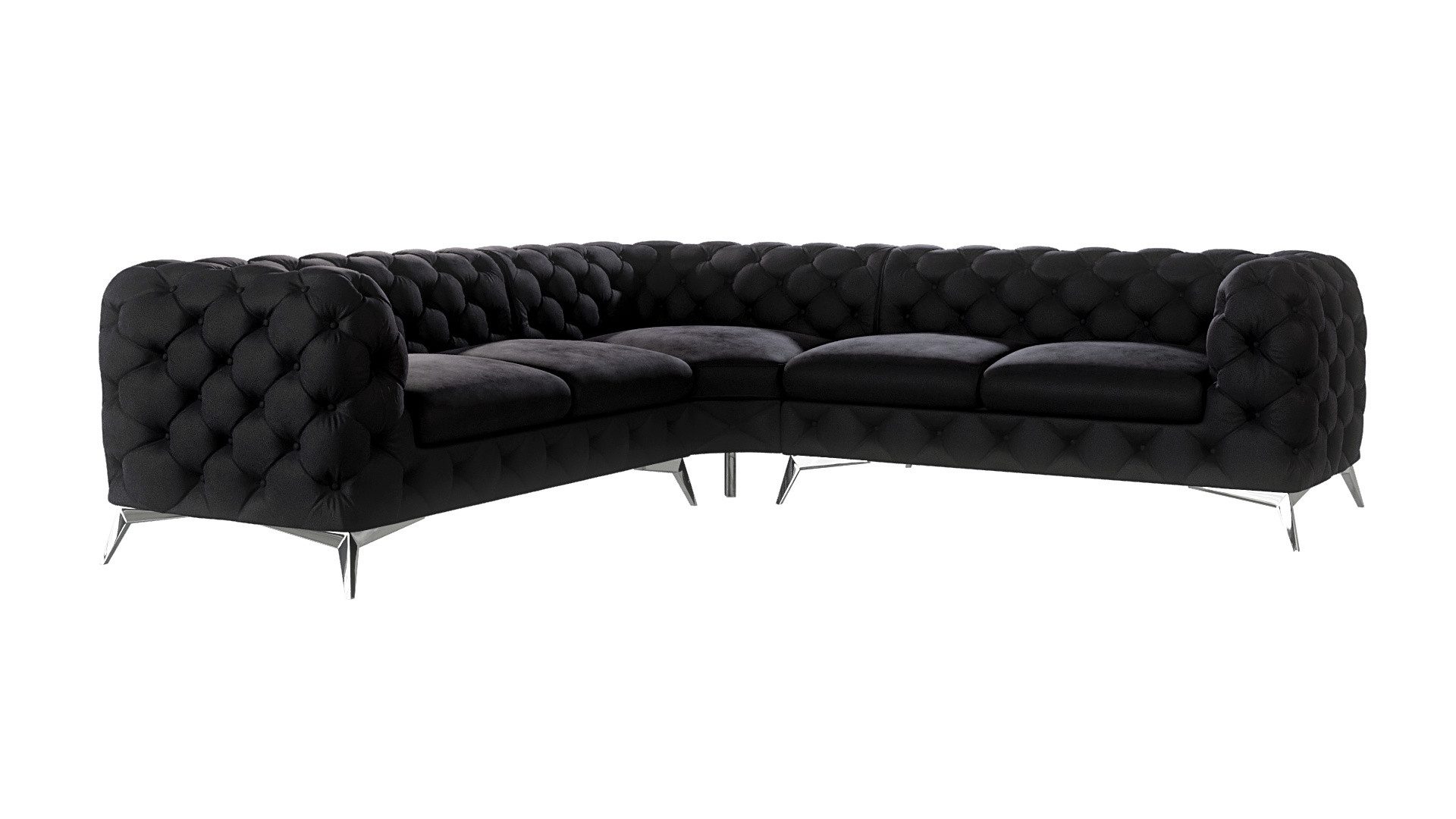 S-Style Möbel Ecksofa Kalina, Chesterfield mit günstig online kaufen