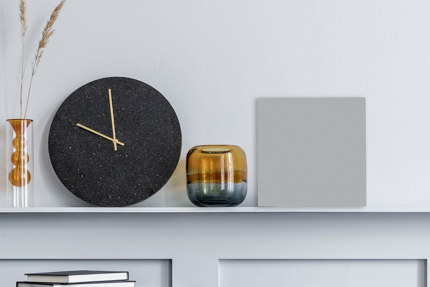 OneMillionCanvasses® Leinwandbild Interieur - Grau - Hell, Fotodruck (1 St) günstig online kaufen