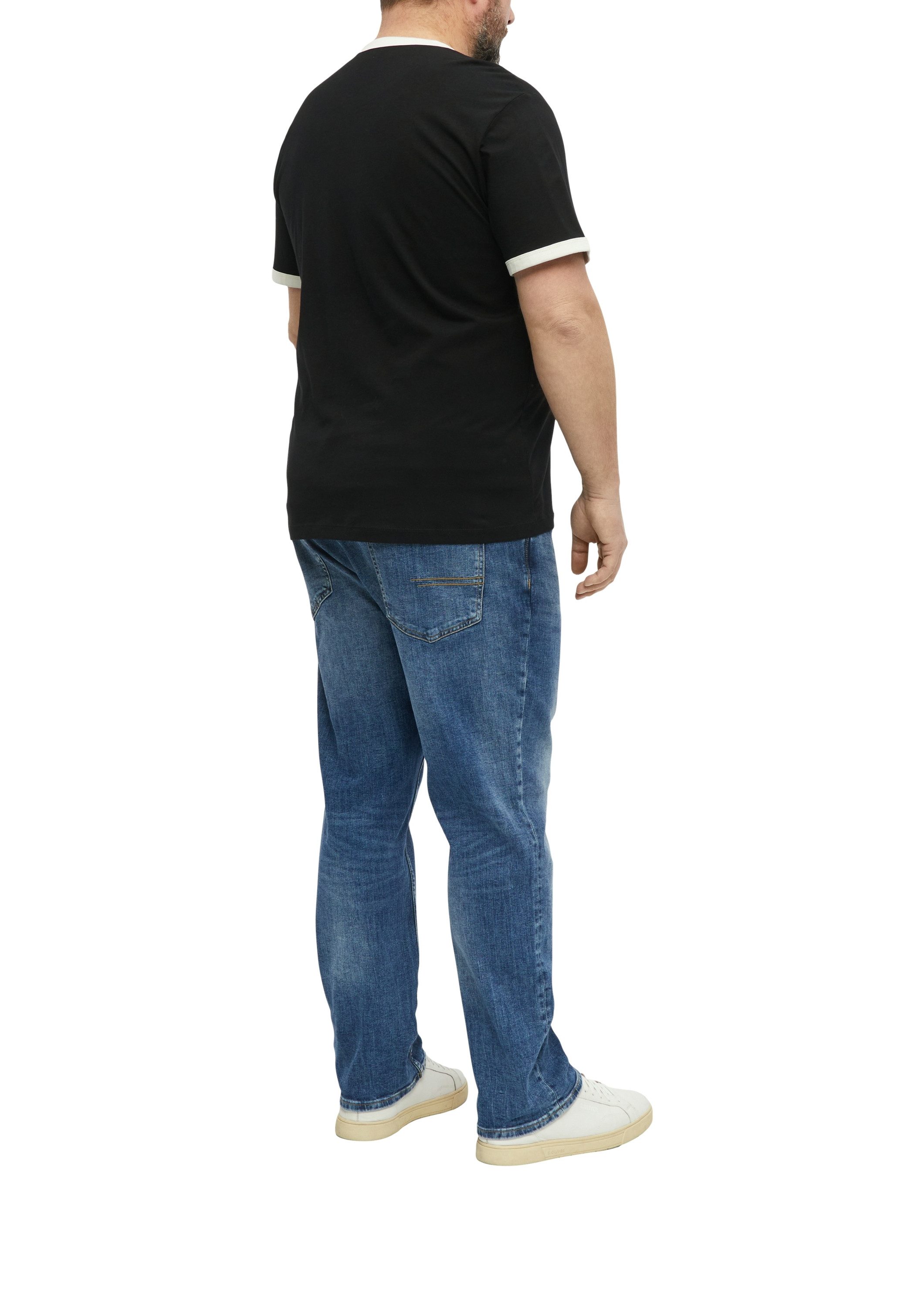 s.Oliver T-Shirt T-Shirt GREY/BLACK