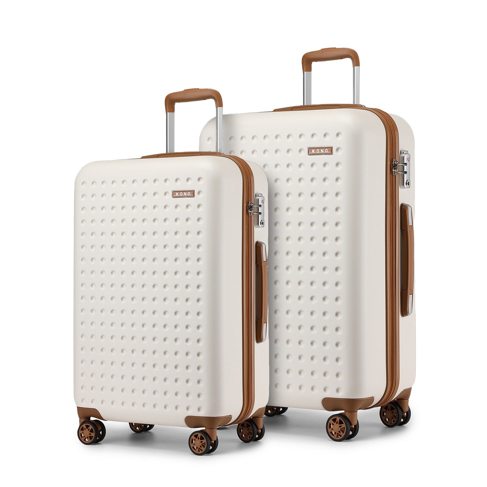 KONO Koffer Hartschalenkoffer Reisekoffer Trolleys 100% ABS Handgepäck Koffer