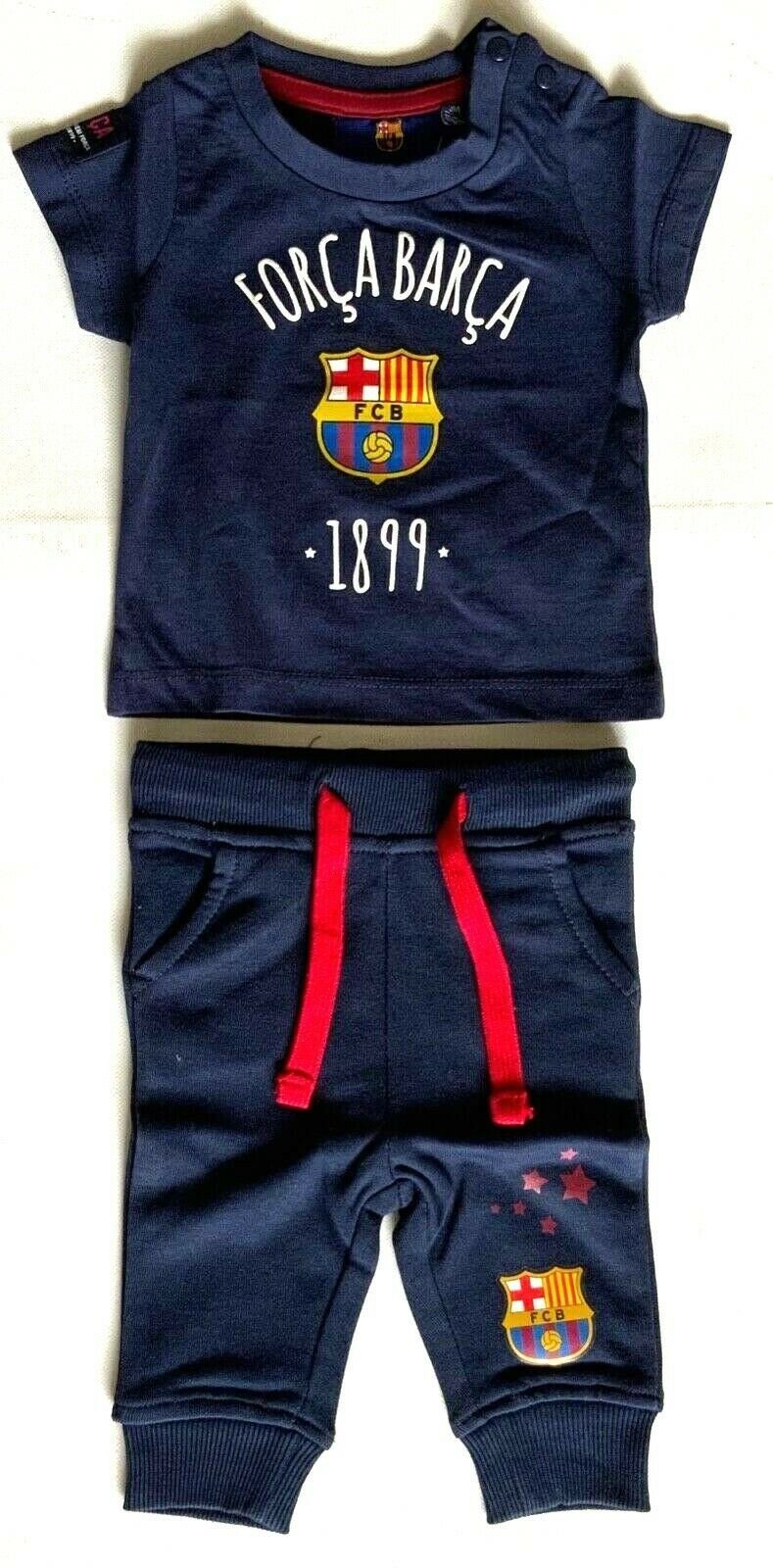 FC Barcelona Jogginganzug FC Barcelona Kinder Set, FC Barcelona Baby Joggers & T-Shirts (2-tlg)
