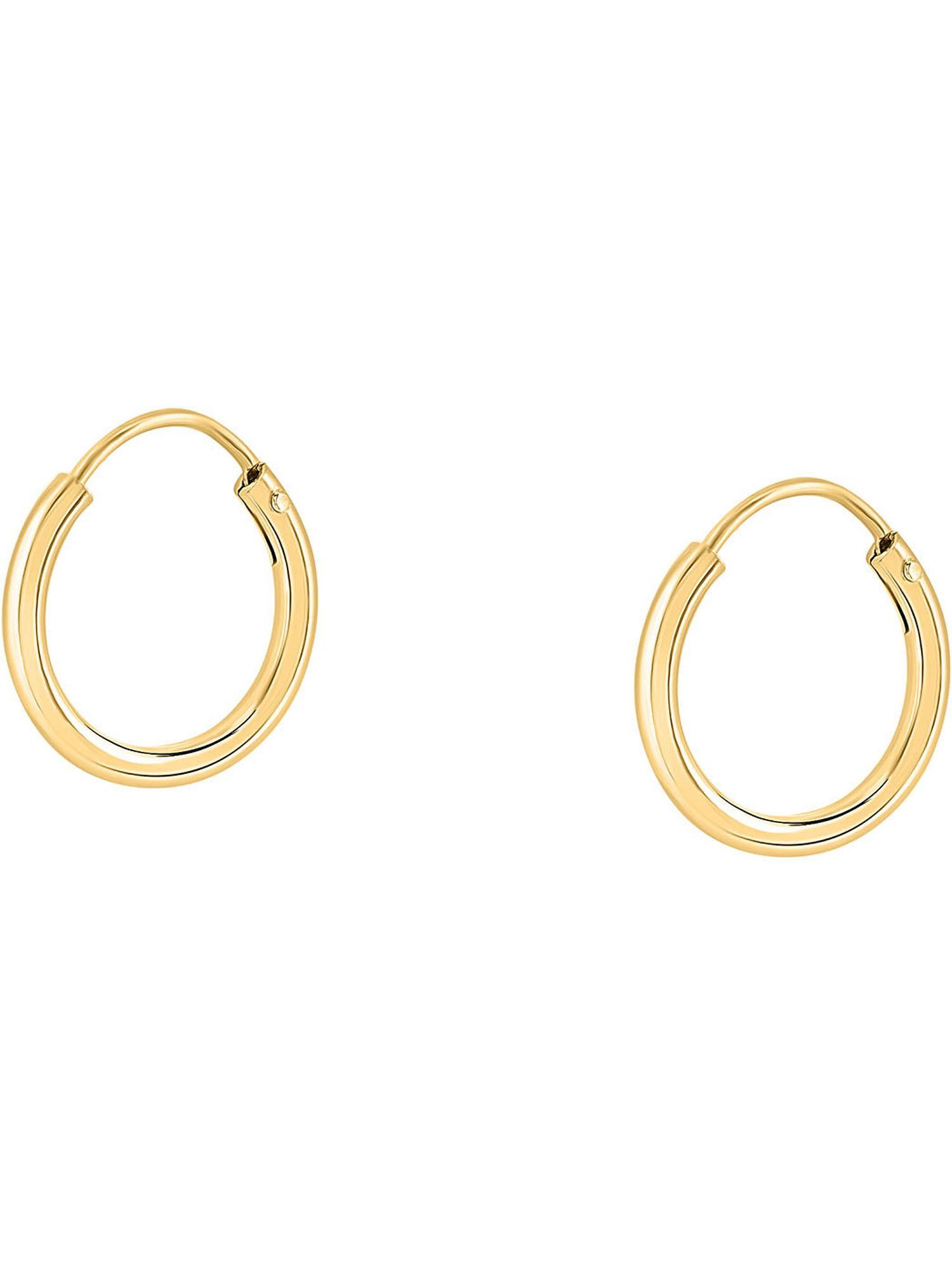 FAVS Paar Серьги-кольца FAVS Damen-Creolen 925er Silber (Paar)