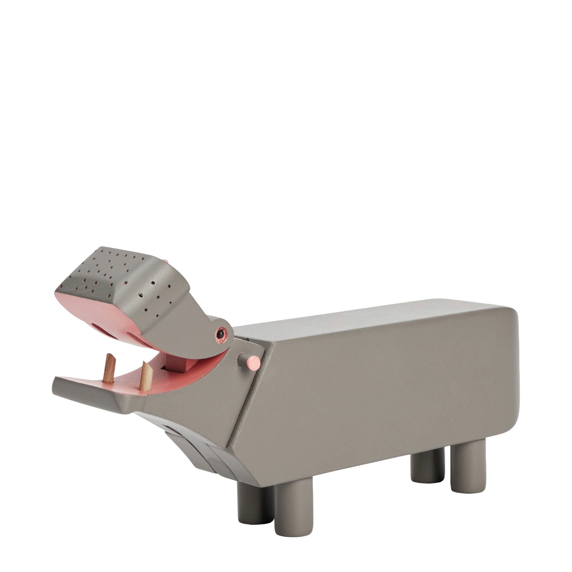 KAY BOJESEN Denmark Dekofigur Kay Bojesen Other Animals Dekofigur Flusspferd H9 cm grau