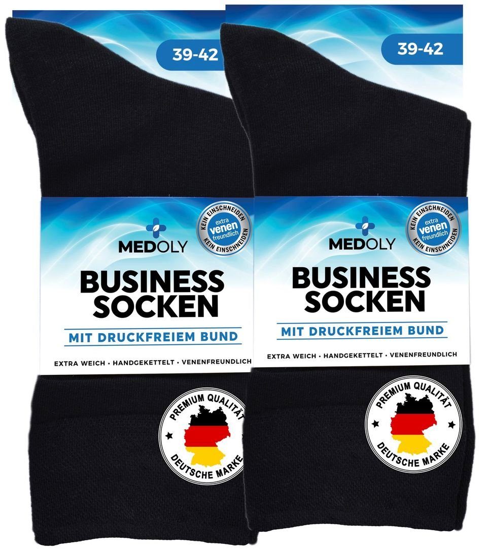 MEDOLY Businesssocken Premium Herren Socken (6 Paar) aus Baumwolle, ohne ei günstig online kaufen
