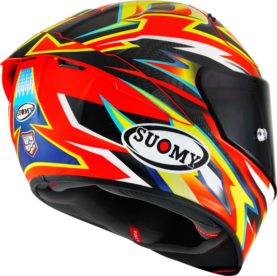 Suomy Motorradhelm SR-GP Evo Fullspeed E06 Helm, Notfallsystem-Polsterung (EQRS)