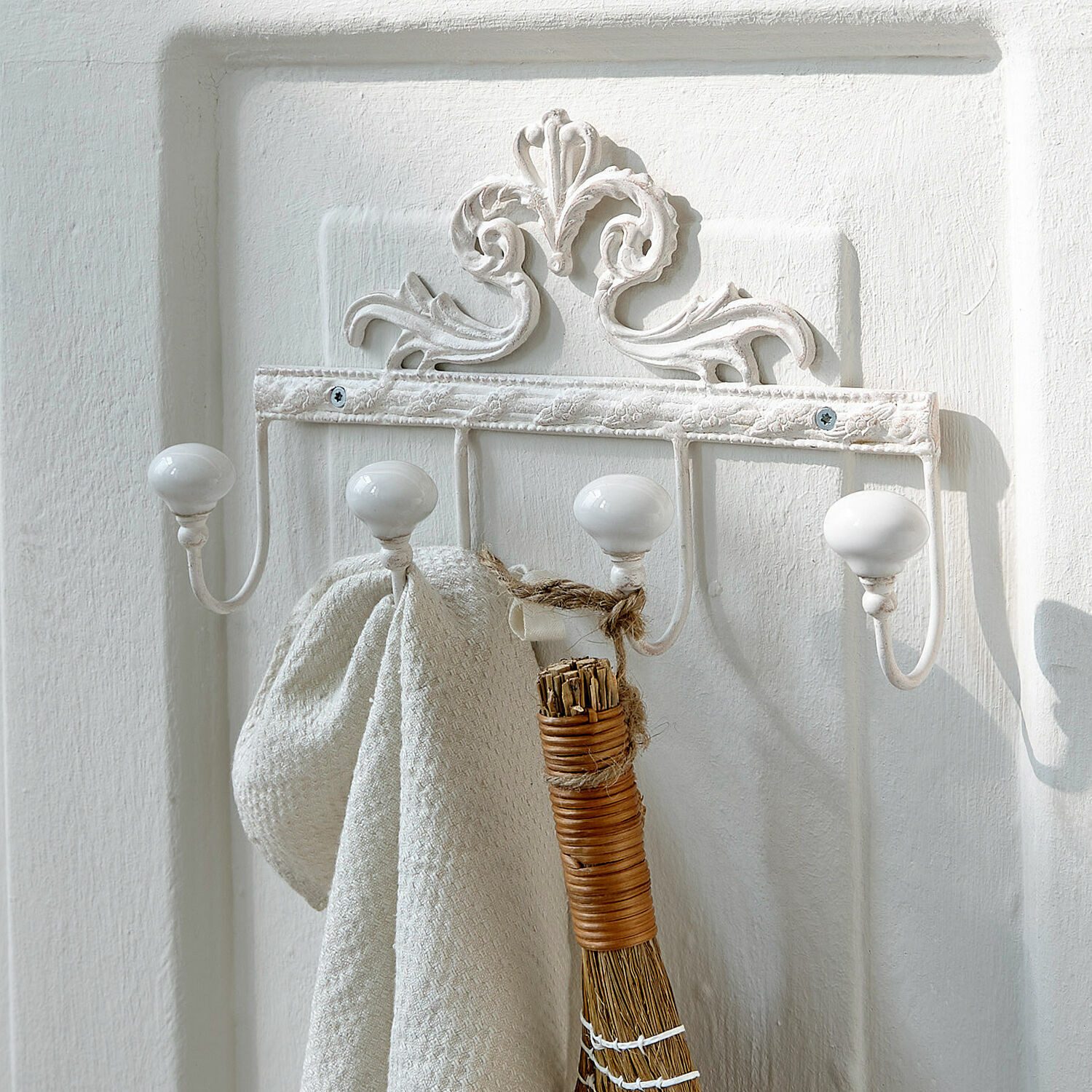 Mirabeau Dekohaken Hakenleiste Cher weiß, Garderobe – Bild 2 von 3