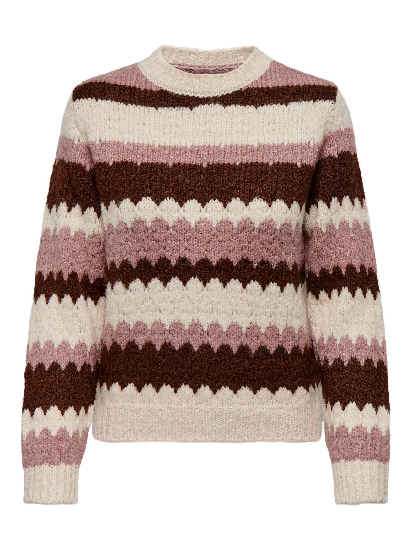 Strickpullover Gestreift Strick Langarm JDYDINEA