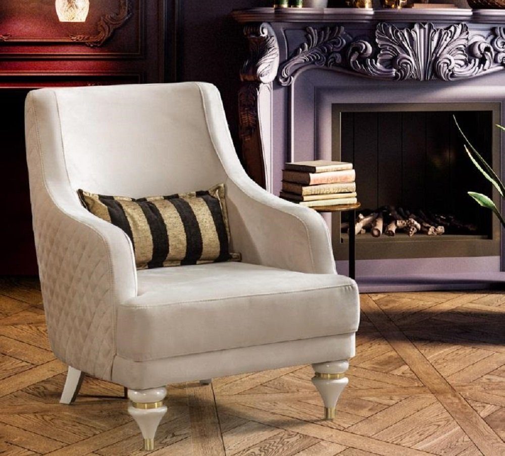JVmoebel Sessel Luxus Einrichtung Stil Sessel italienischer Lehnstuhl Design Möbel