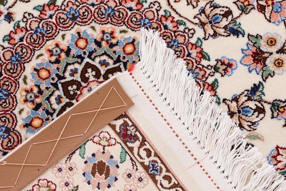 Orientteppich, Höhe: Isfahan mm 8 Orientteppich Trading, 80x117 Seidenkette Handgeknüpfter Nain rechteckig,
