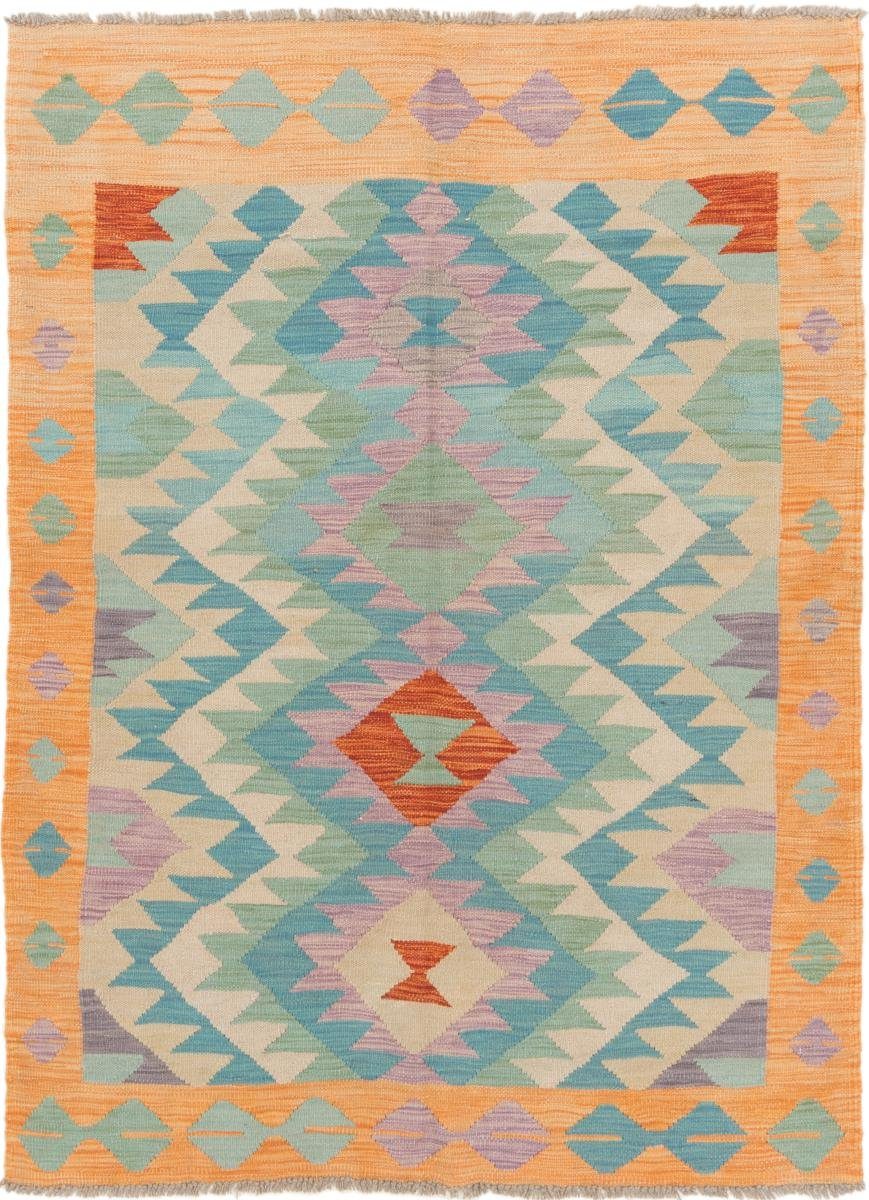 Orientteppich Kelim Afghan 63x199 Handgewebter Orientteppich Läufer, Nain Trading, rechteckig, Höhe: 3 mm