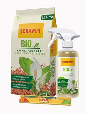 Seramis Pflanzgranulat Seramis BIO Pflanzgranulat für Pflanzen & Kräuter Pflanzgranulat, mit BIO Pflanzgranulat für Pflanzen & Kräuter, 2,5 l