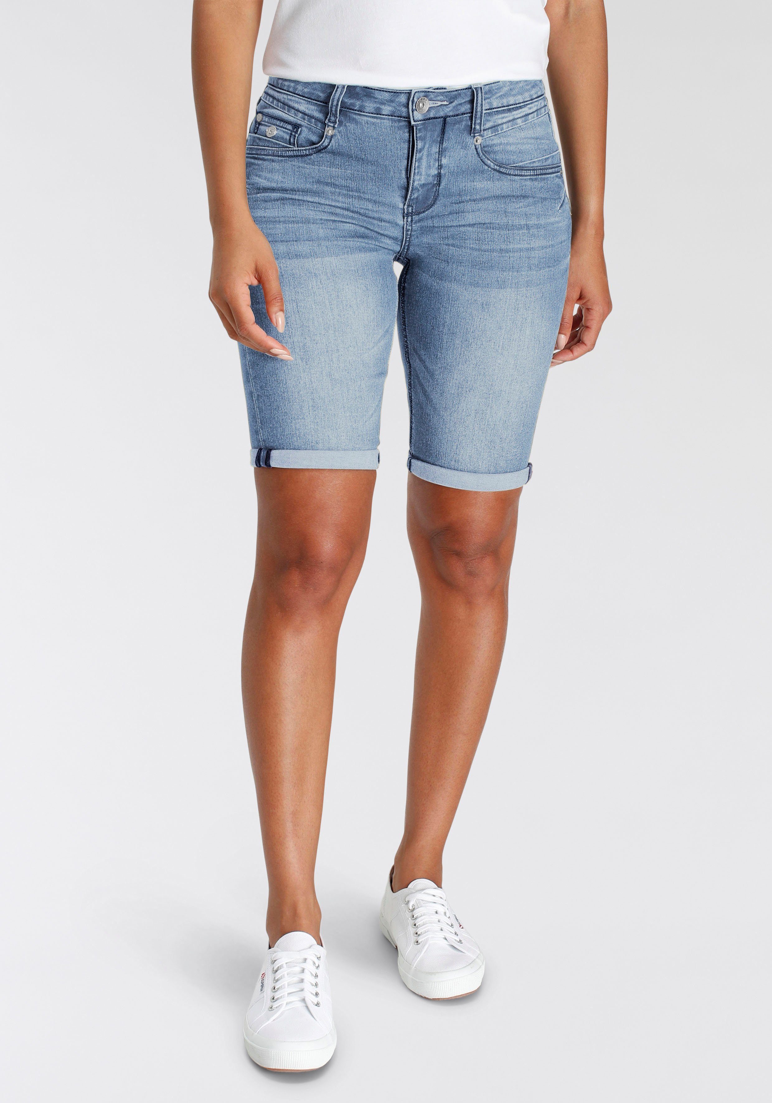 H.I.S Jeansshorts duffyHS schmale Beinform, krempelbare günstig online kaufen