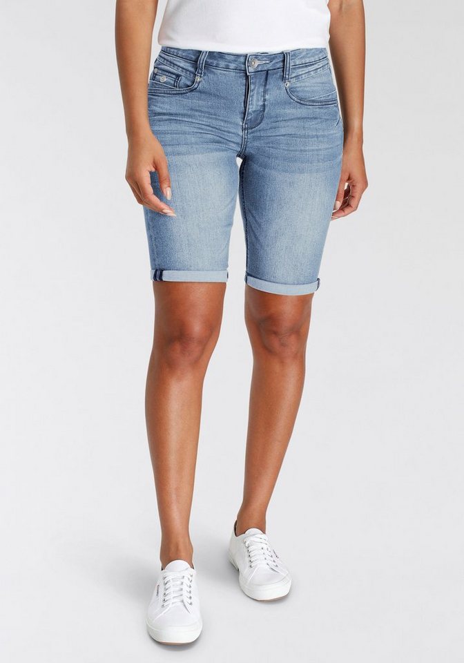 H.I.S Jeansshorts duffyHS ökologische, wassersparende Produktion durch Ozon  Wash