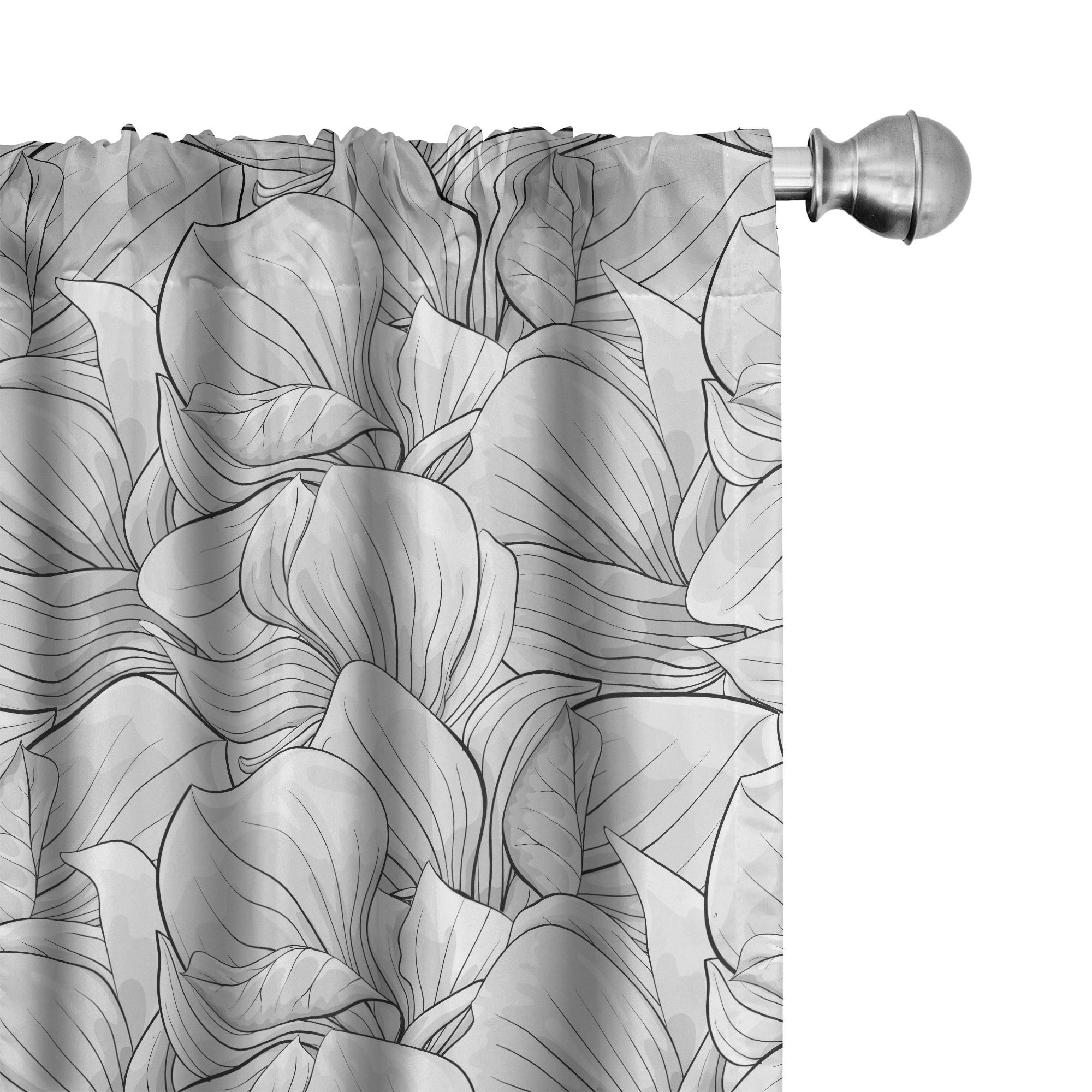 Abakuhaus Gardine Vorhang für Wohnzimmer Schlafzimmer Dekor, Microfaser, Bl günstig online kaufen