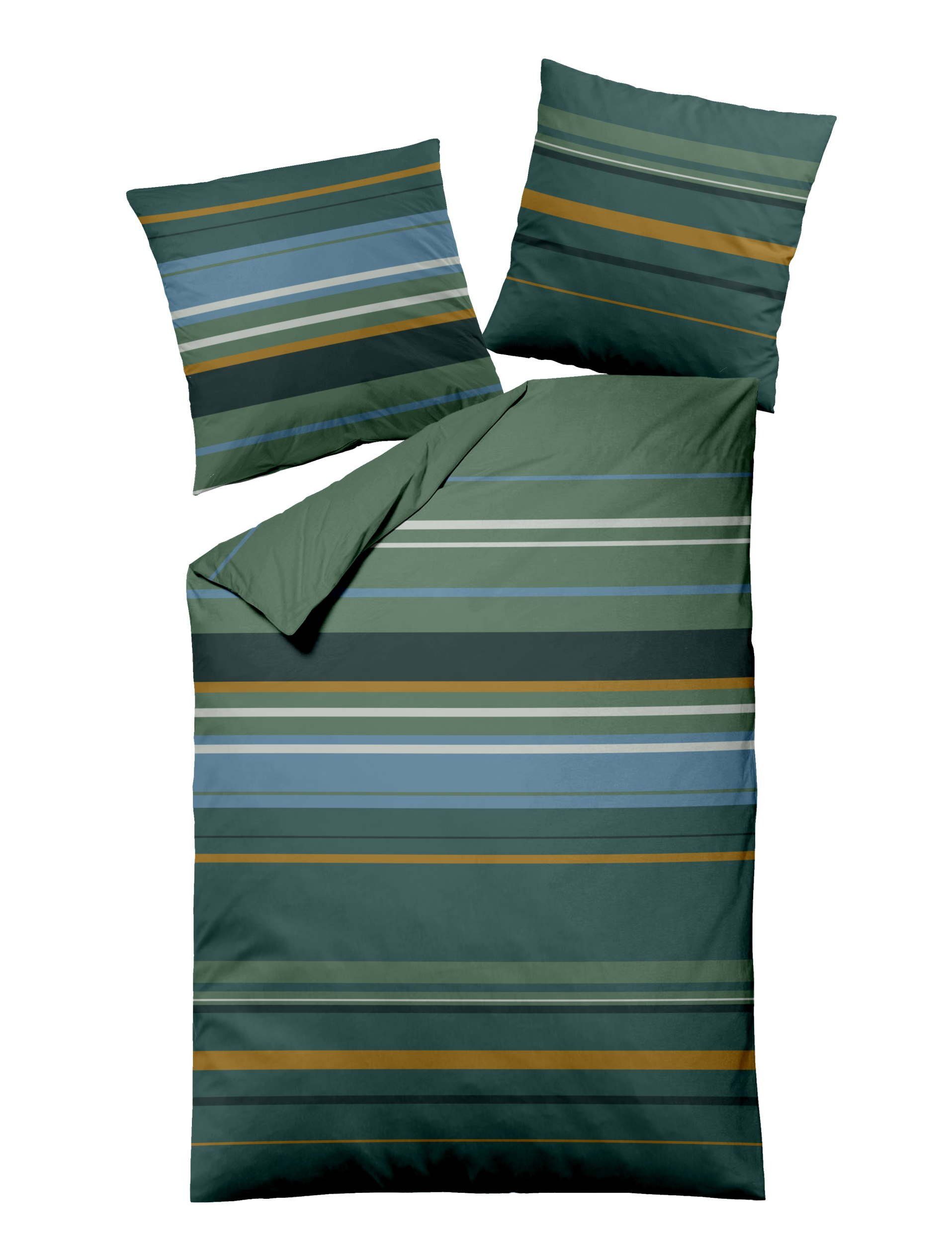 Dormisette Постельное белье Dormisette Edel Biber Постельное белье 155x220 Streifen, Edelbiber, 2 teilig