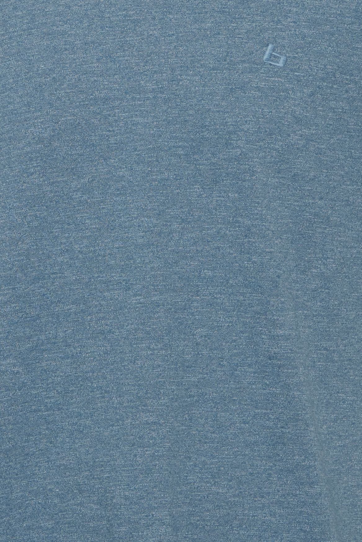 Kurzarm Rundhals Blend BHWilton T-Shirt Blau Shirt in T-Shirt Stretch 5030