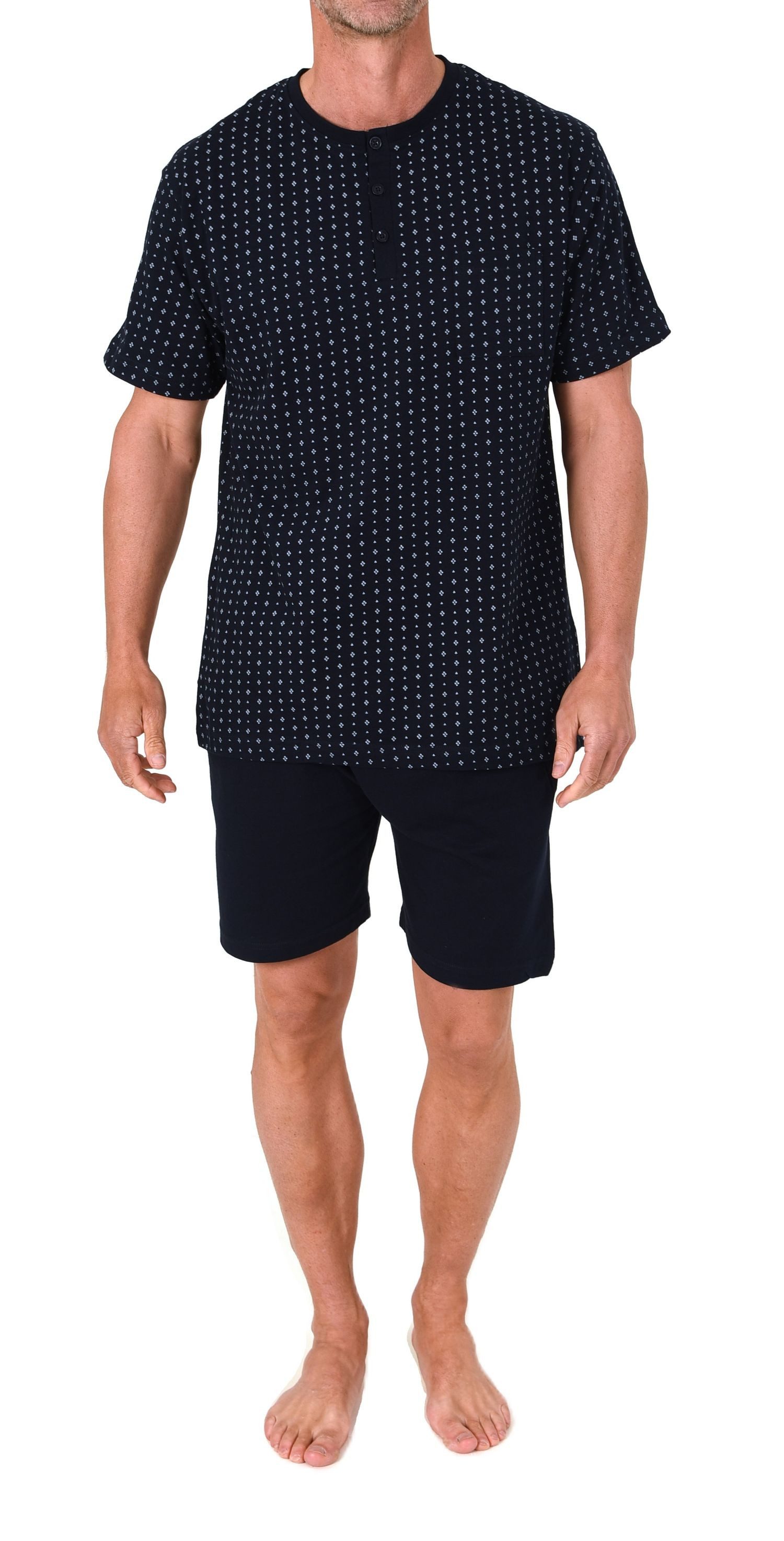 Normann Pyjama Normann Herren Schlafanzug kurzarm Shorty Pyjama – auch in Übergrößen