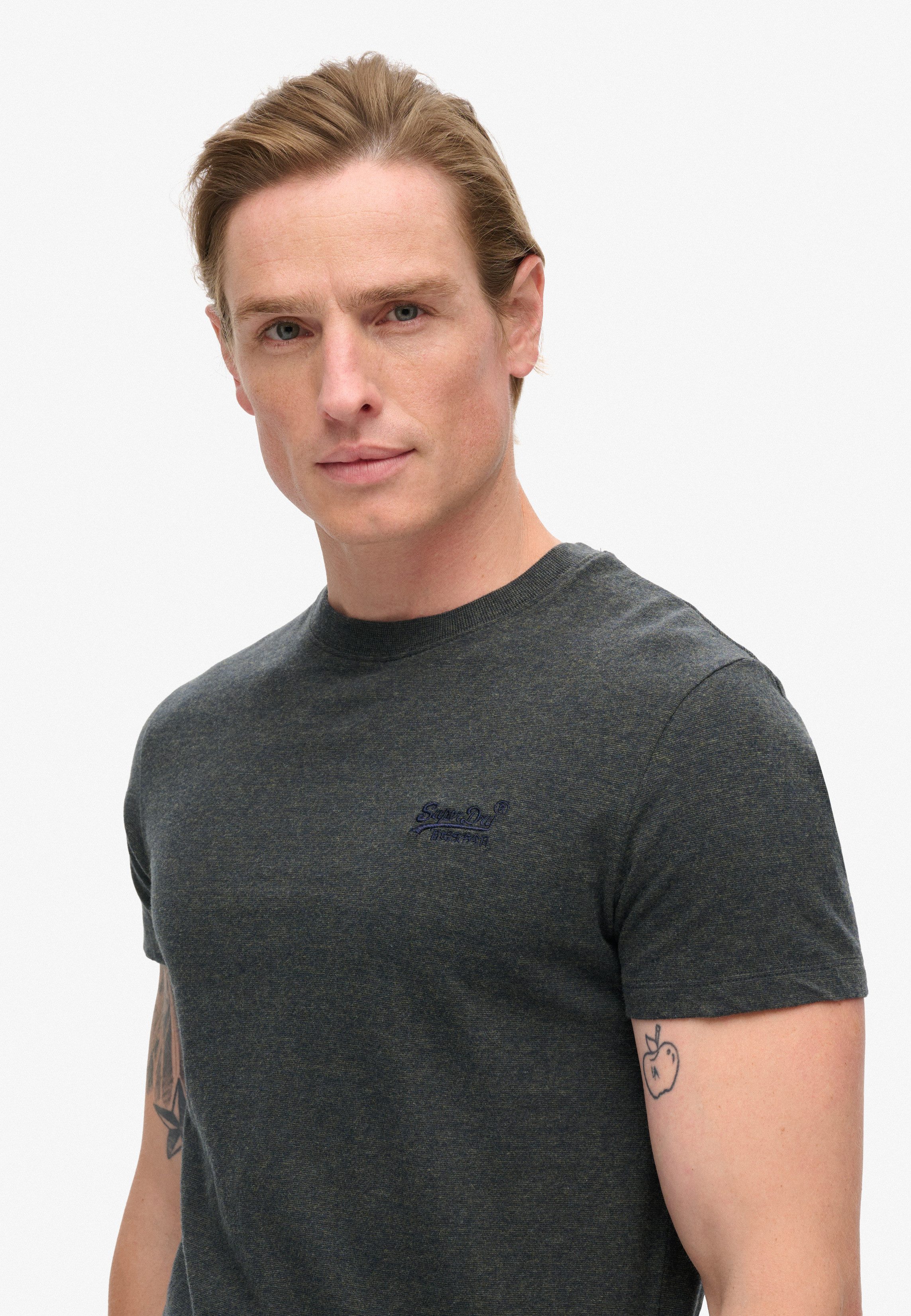 Superdry Rundhalsshirt ESSENTIAL LOGO EMB TEE