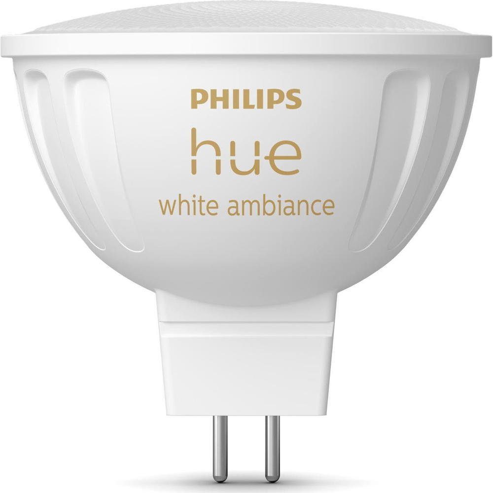 Reflektor Einerpack, MR16 400lm Lampe LED-Leuchtmittel - Philips Hue Ambiance n.v, 5,1W White GU5,3 warmweiss LED