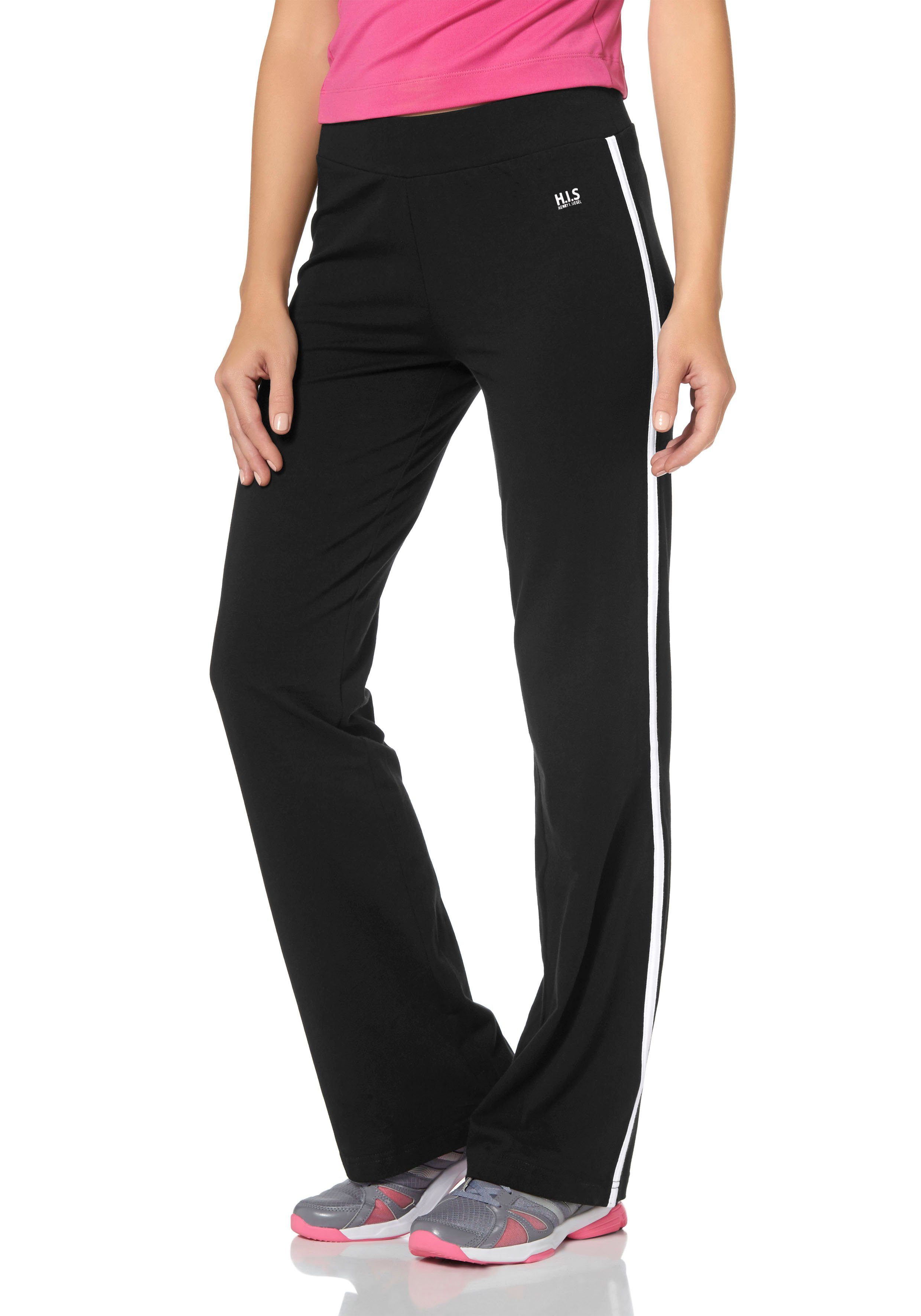 Offizieller Shop H.I.S Jazzpants aufgesetztem Band einseitig mit am Bein