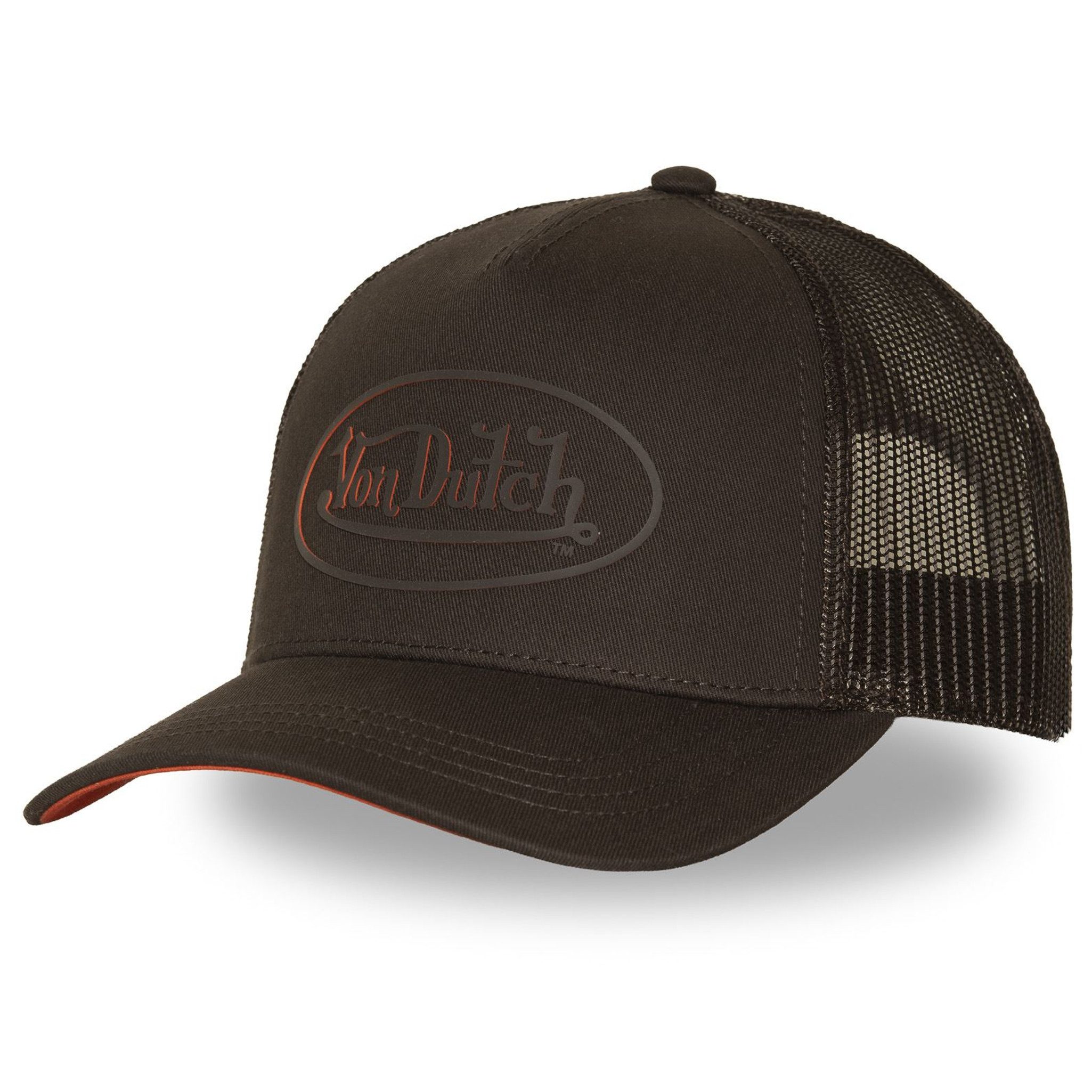 Von Dutch Trucker Cap Von Dutch Originals Trucker Cap - CALIFORNIA Twill Rubber T/T (Basecap, Basecap, Meshcap, Trucker Kappe)