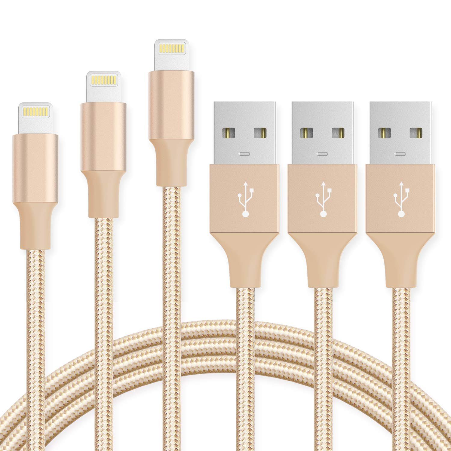 Elegear »3 Pack iPhone Ladekabel, [MFi Zertifiziert] Lightning Kabel«  Lightningkabel, 1M + 2M +3M iPhone Kabel online kaufen | OTTO