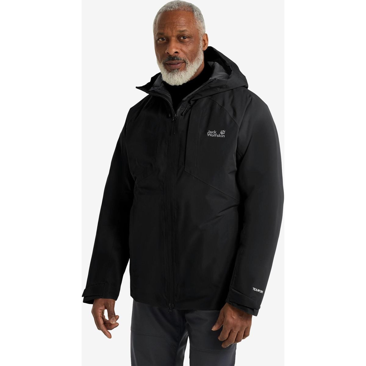 Jack Wolfskin Daunenjacke Icecape 2L Down INS Jacket M RDS Wasserdichte Herrenjacke mit Daunenisolierung, ideal für