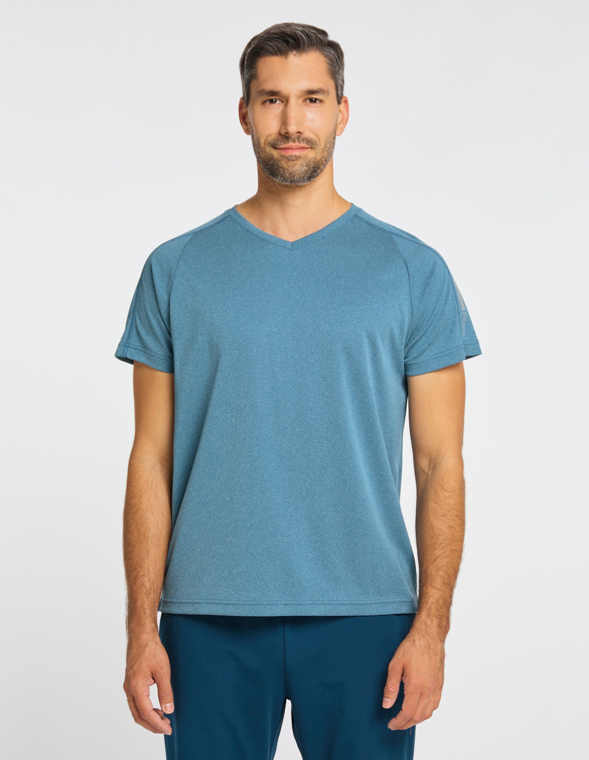 melange T-Shirt Sportswear Joy QUIRIN T-Shirt metallic blue
