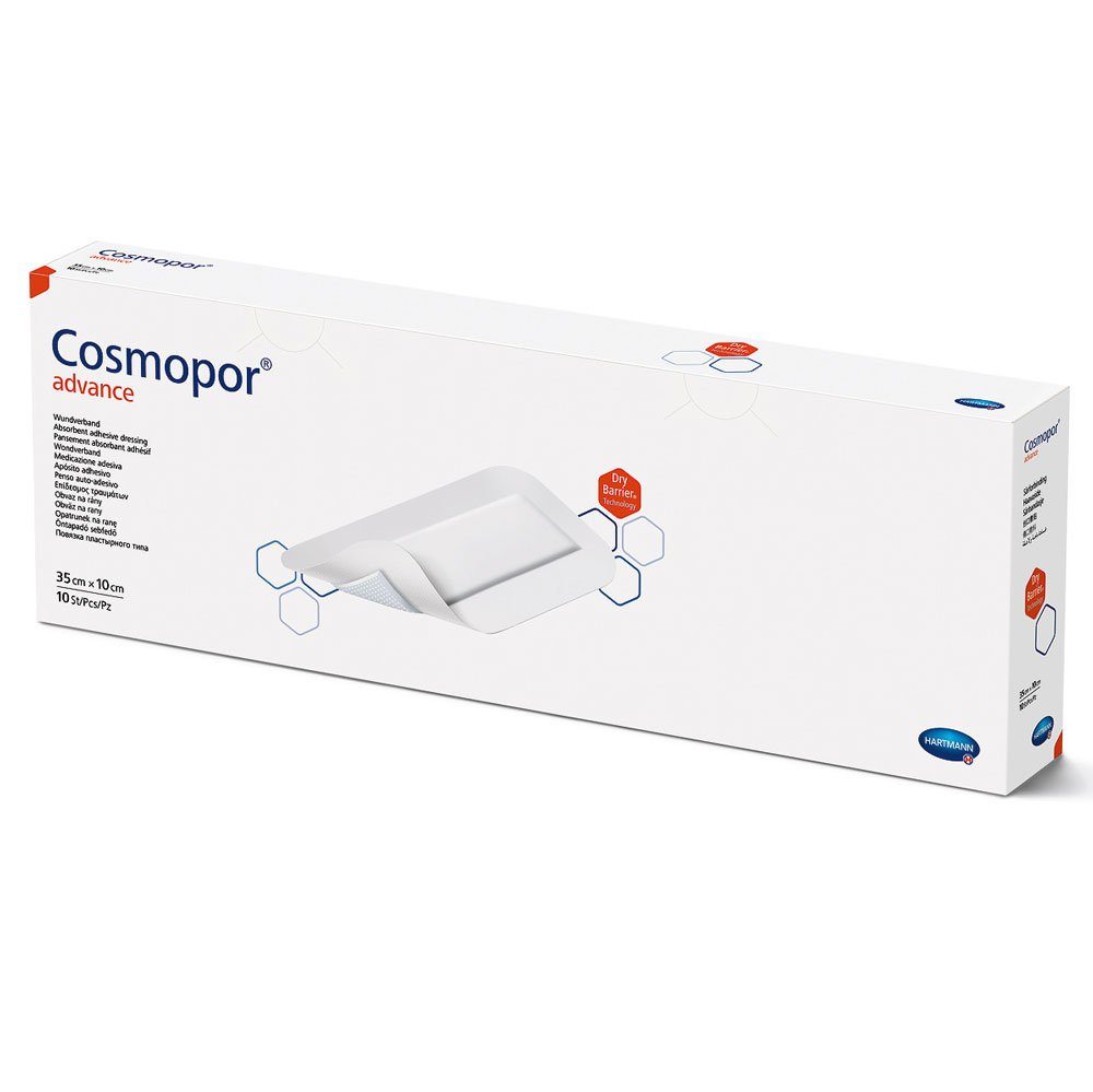 PAUL HARTMANN AG Wundpflaster Hartmann Cosmopor® Advance Wundverband 35x10 cm (1