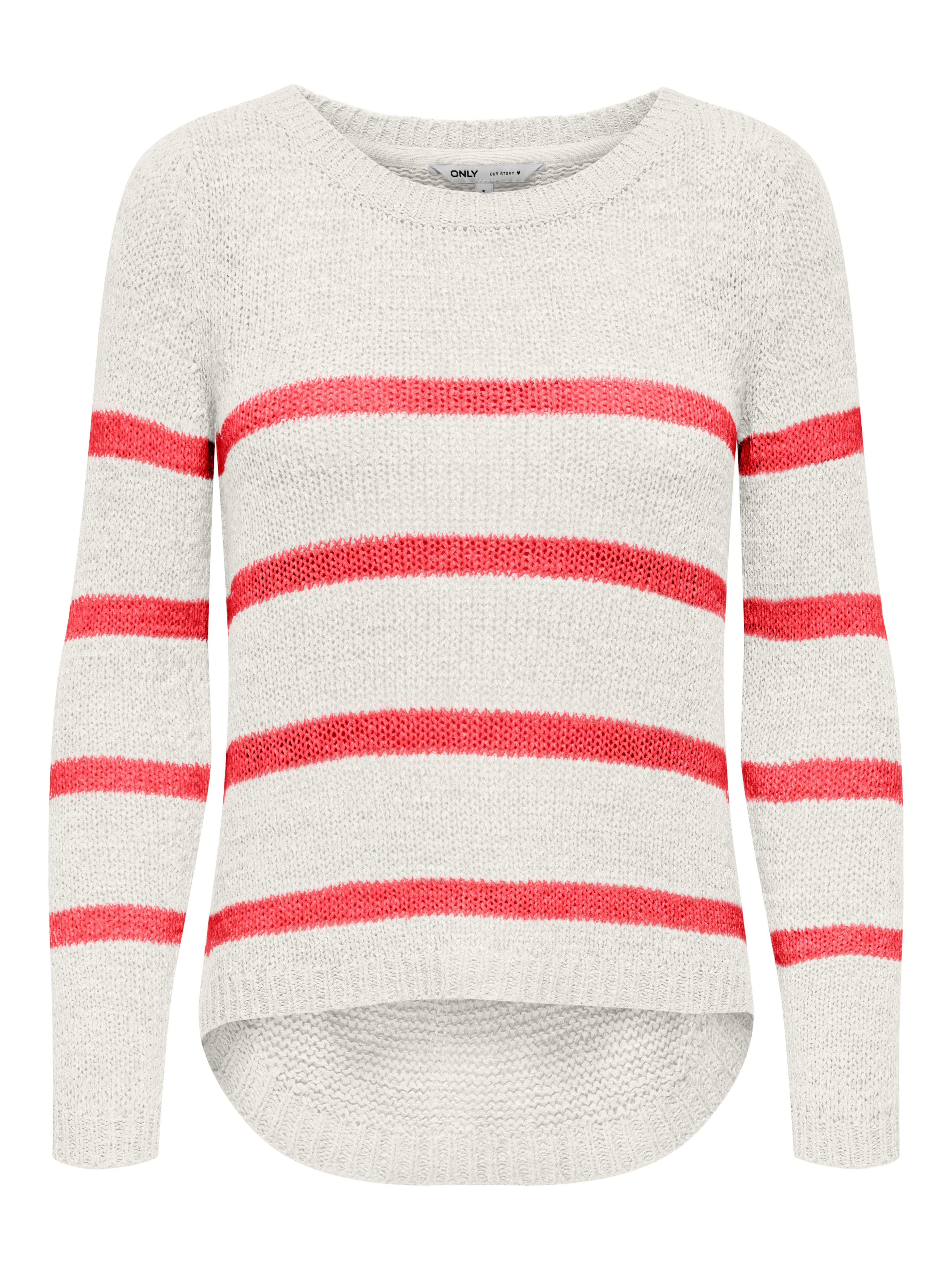 ONLY Strickpullover ONLGEENA XO L/S PULLOVER KNT NOOS mit Rundhalsausschnit günstig online kaufen