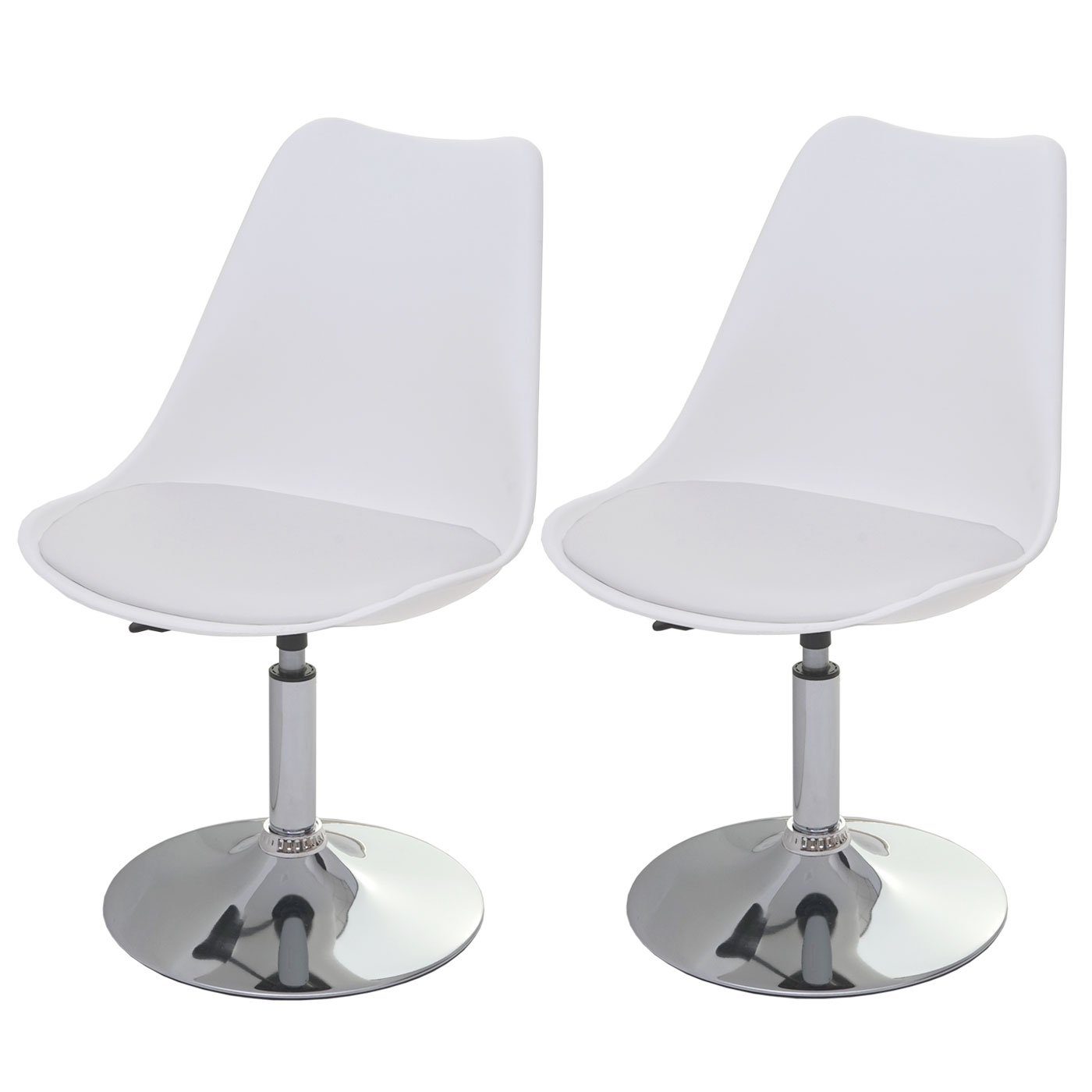 MCW Esszimmerstuhl Vaasa T501-2-h (Set, 2 St), 2er-Set, Frei drehbar um 360°, Höhenverstellbar