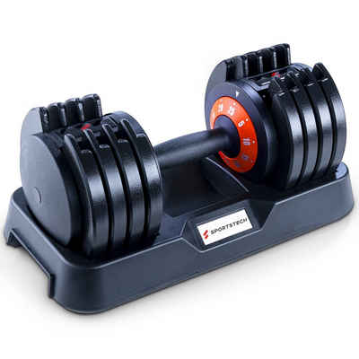 Sporteq verstellbare Hantel Set Ausrüstung für Muskel Stärke Training Heim Gym 