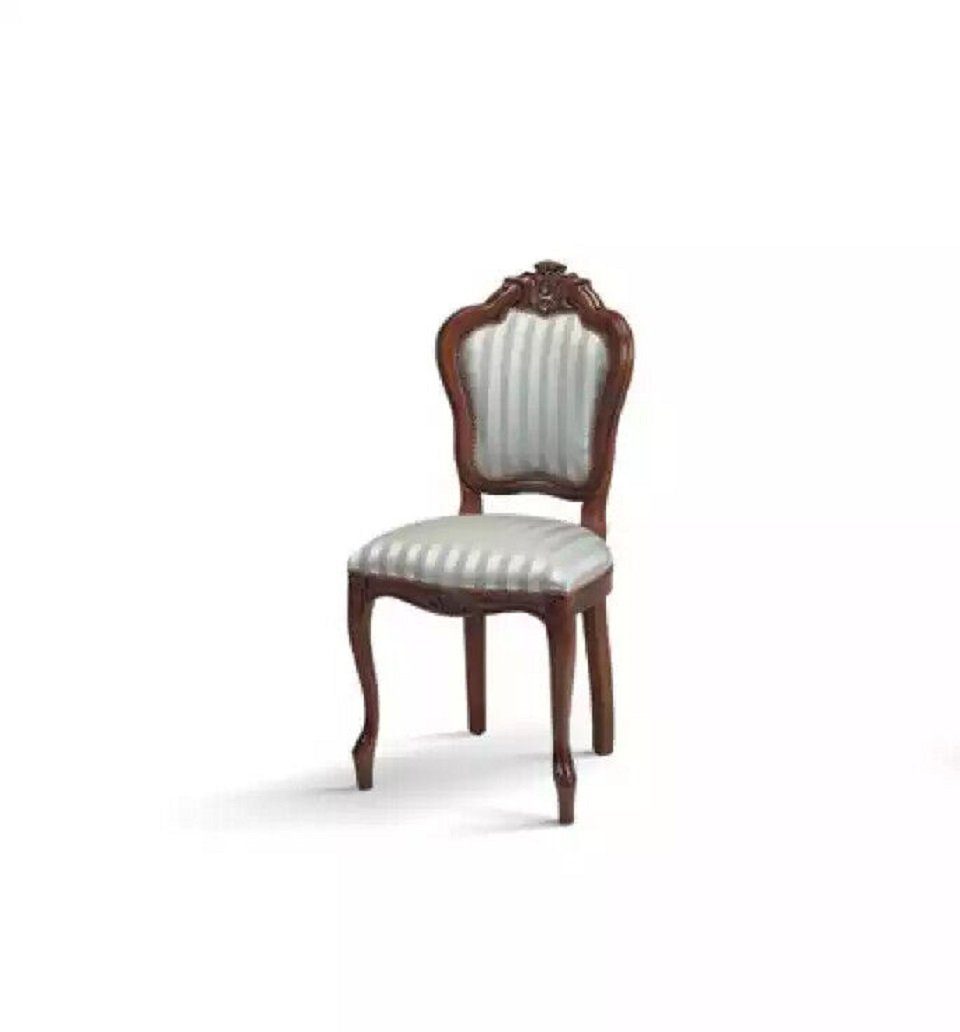 Holz Stuhl Möbel Italy (1 Luxus JVmoebel Stuhl Italienische Grau St), Made Esszimmer Design in Esszimmerstuhl