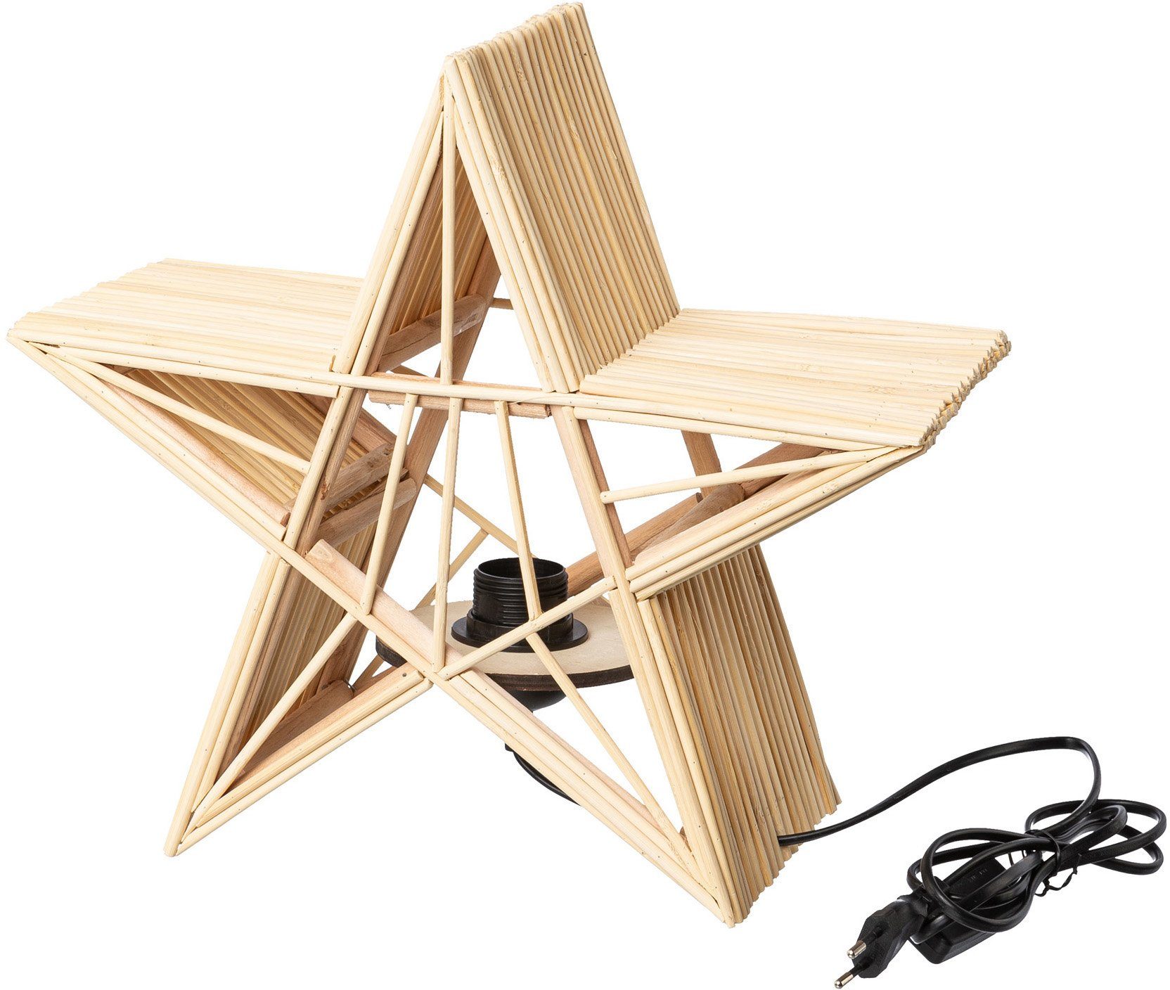 LED Dekolicht Stern, ohne Leuchtmittel, Ø ca. 36 cm, mit Fassung E27 | Leuchtfiguren