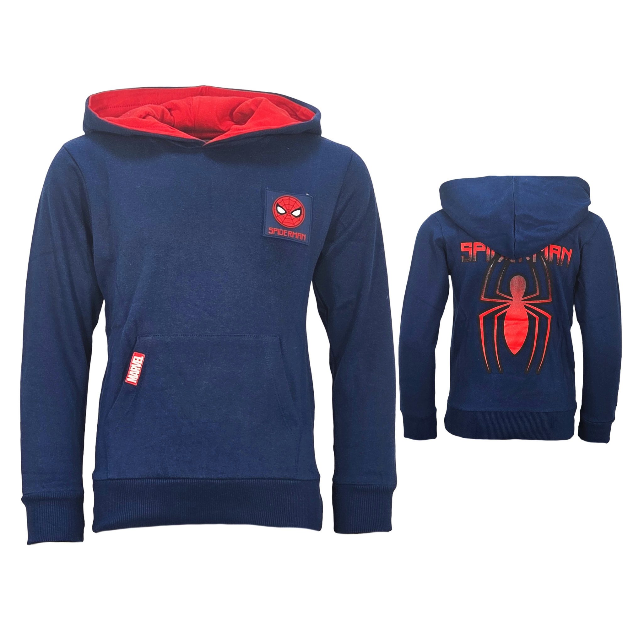 MARVEL Kapuzenpullover Marvel Spiderman Kinder Jungen Fleece Hoodie Пуловеры Pulli Gr. 104 bis 152