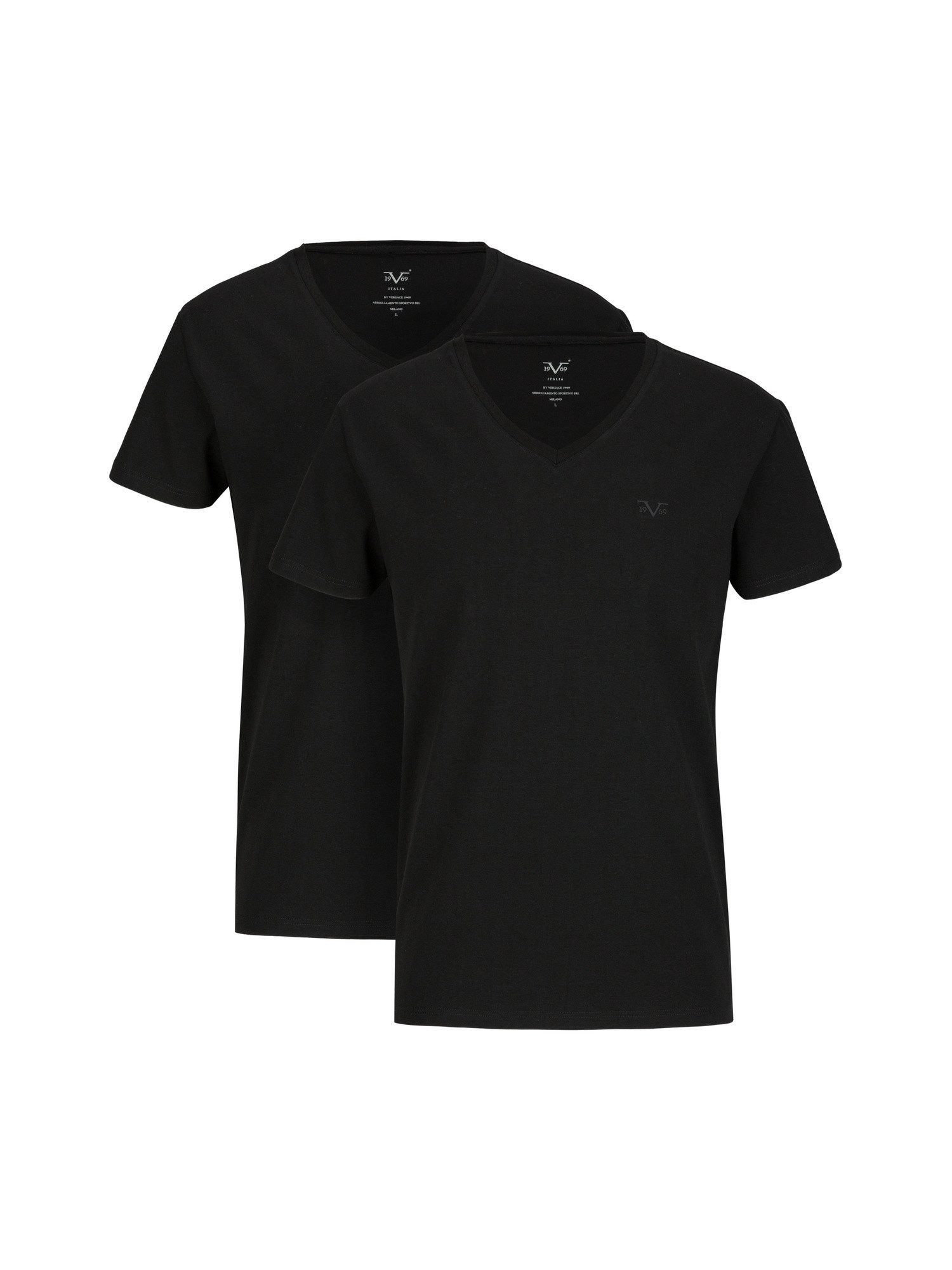 19V69 ITALIA T-Shirt Michelangelo Double Pack (2-tlg) günstig online kaufen