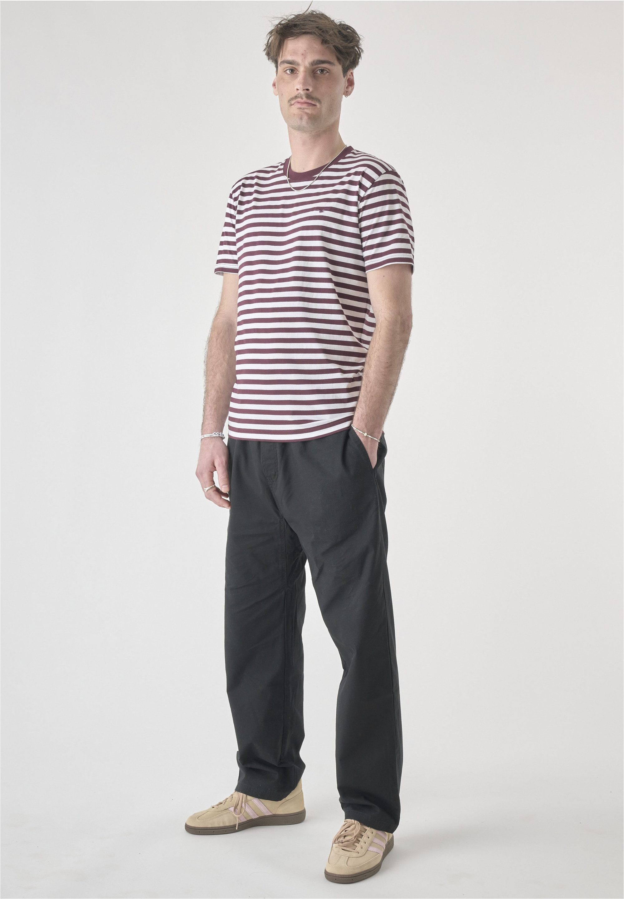 Cleptomanicx T-Shirt Ligull Stripe mit modischem Streifen-Muster