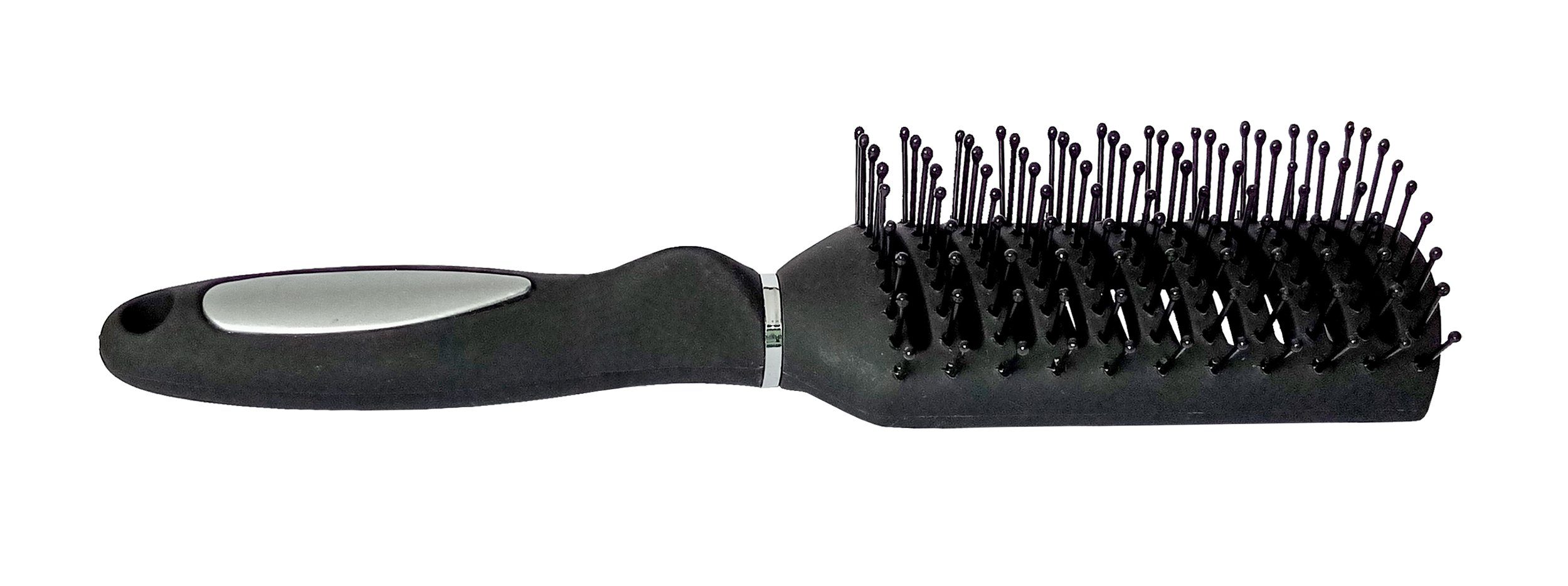 Lifetime Haarbürste HAARBÜRSTE schwarz mit Noppen Skelettbürste 58 (Skelettbürste), Fönbürste Haarpflege Massagebürste Skelett Massage Haar Kamm Bürste